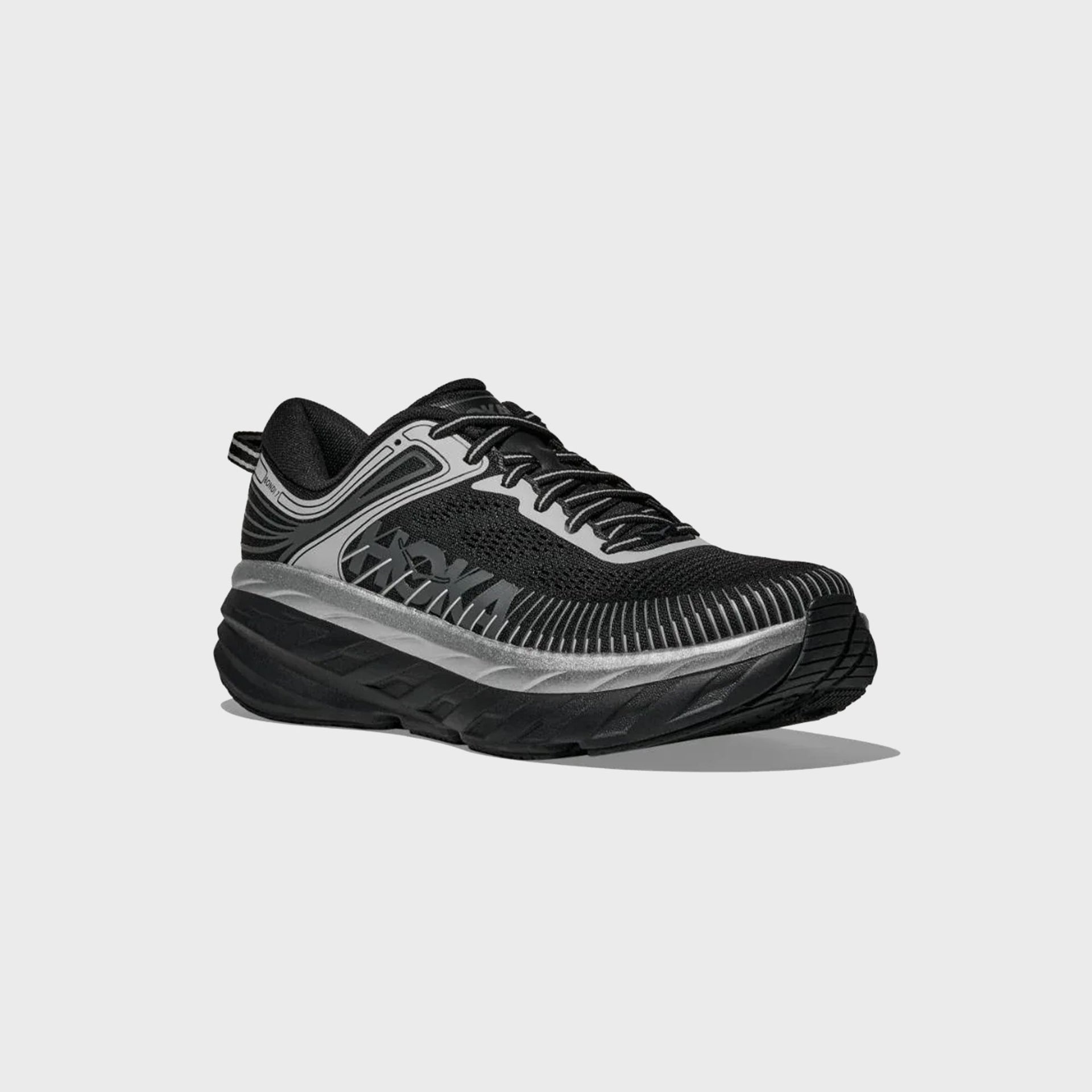 HOKA Bondi 7 - Black / Stardust