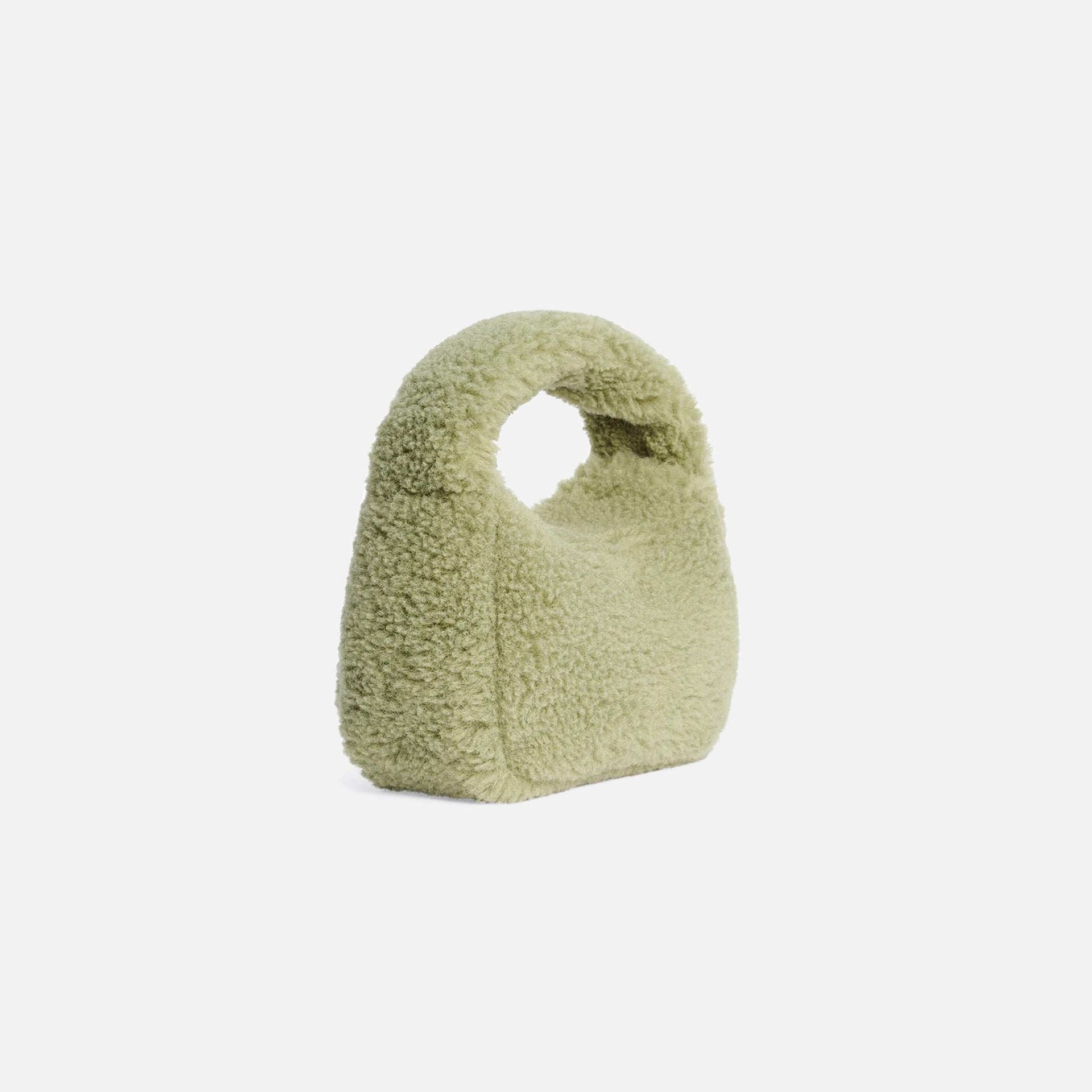 Sac en fourrure Minnie de Stand Studio - Vert sauge