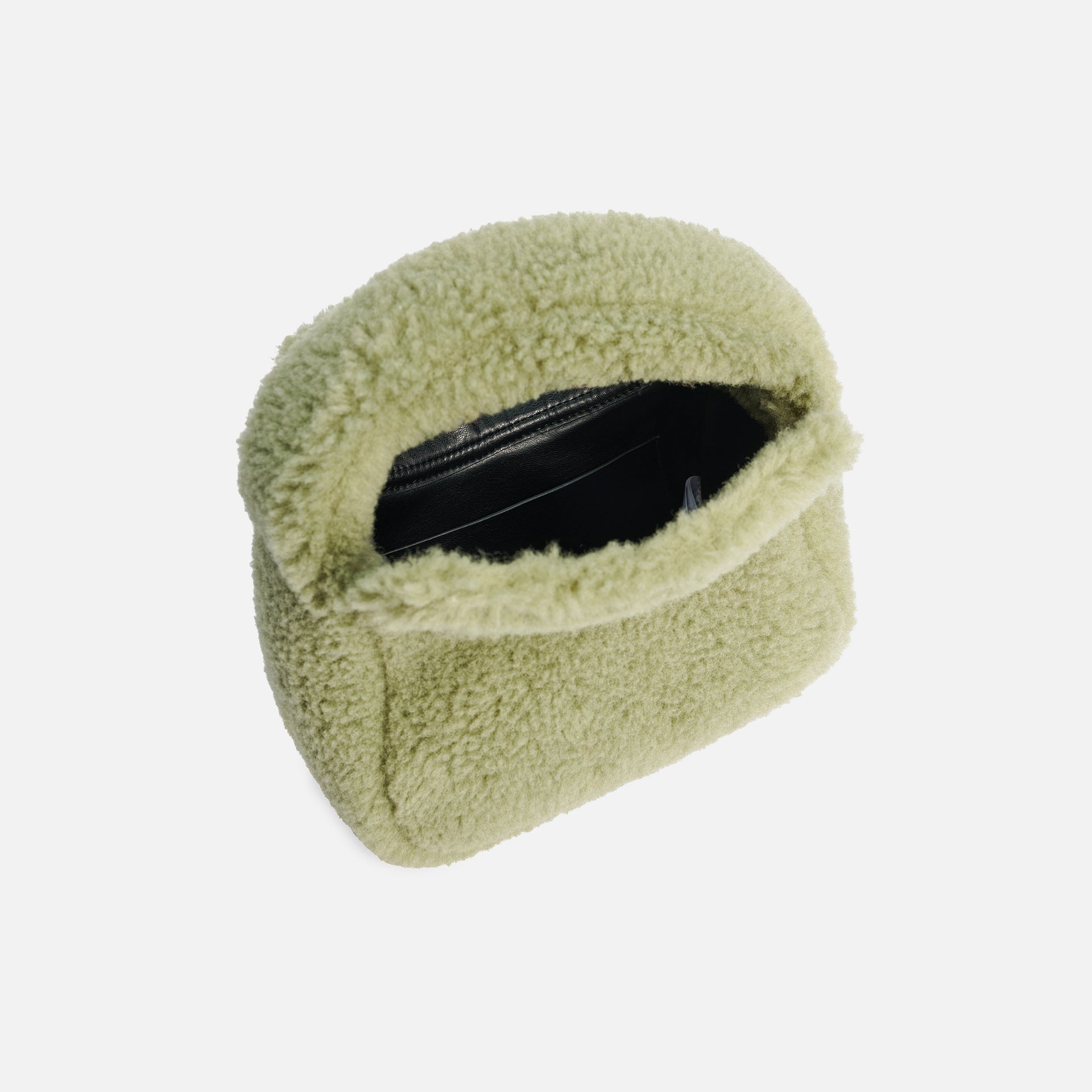 Sac en fourrure Minnie de Stand Studio - Vert sauge