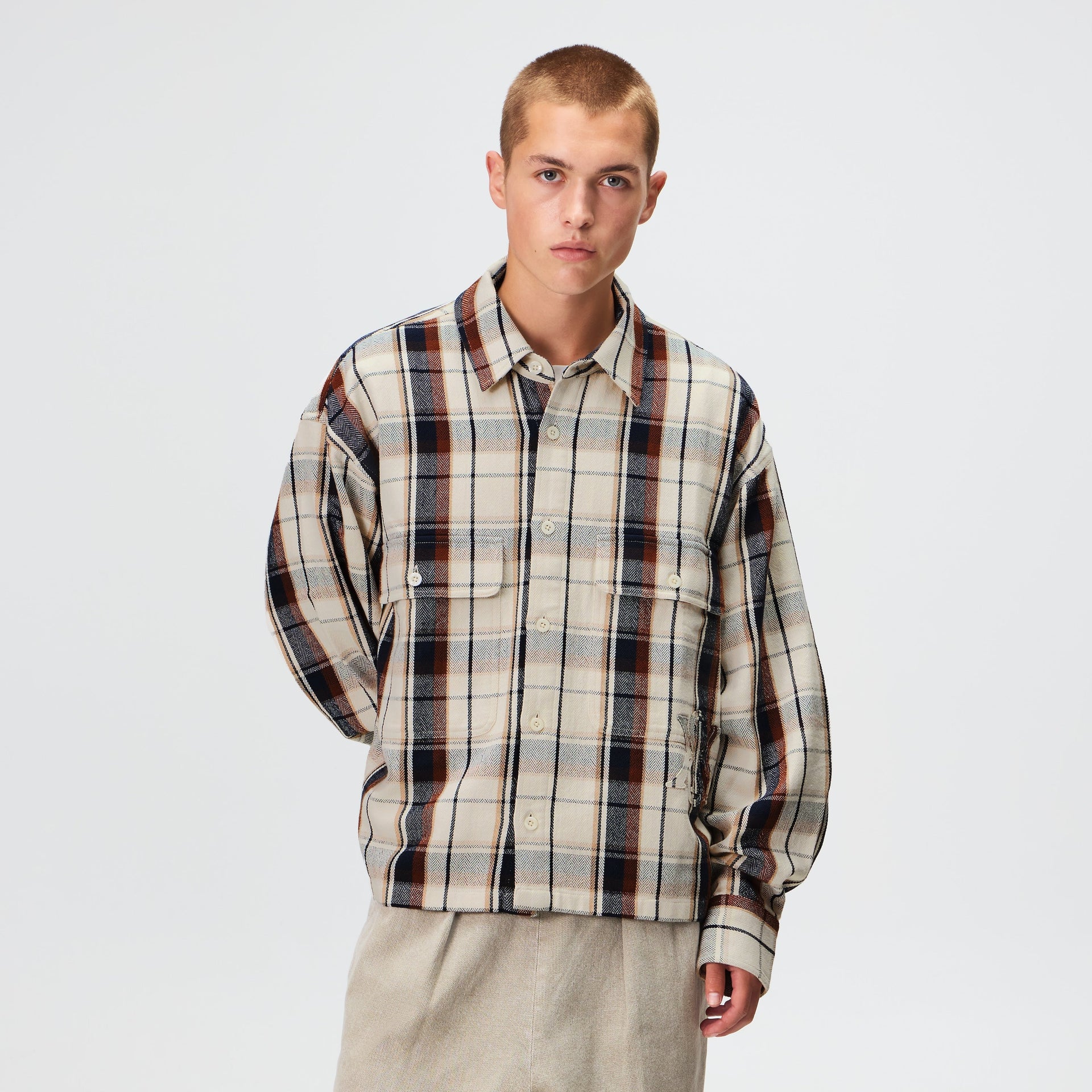 Kith Plaid Henson Buttondown Shirt - Waffle - PH