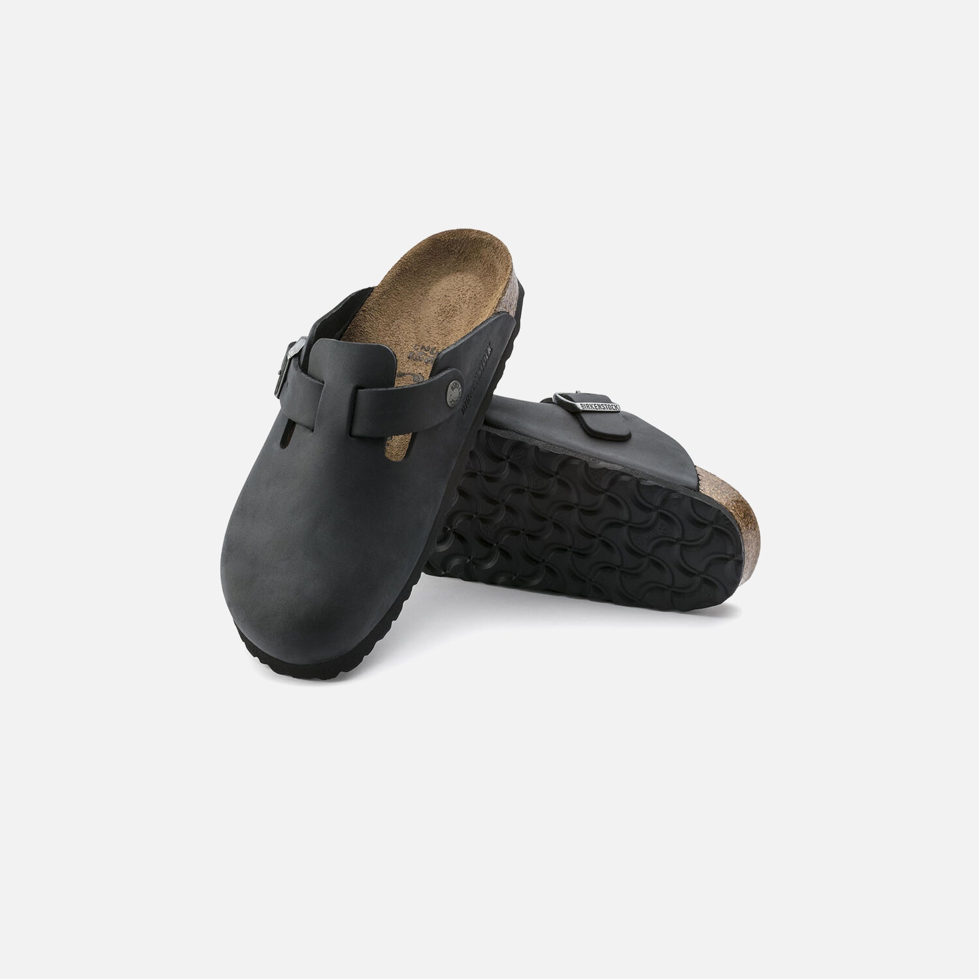 Birkenstock Boston Oiled Leather - Black