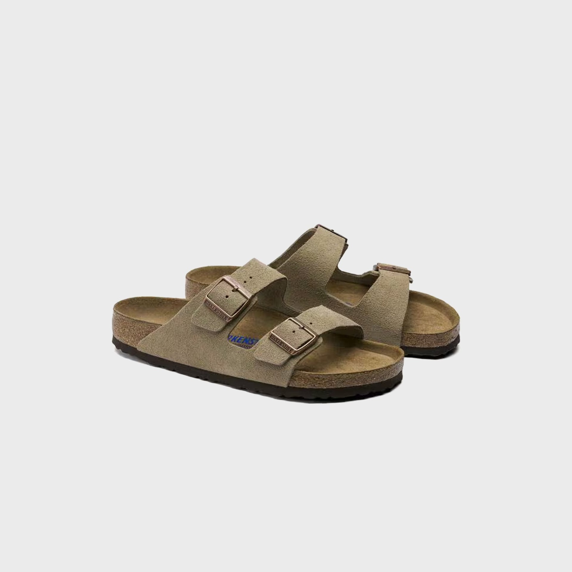 Birkenstock Arizona Soft Footbed Suede - Taupe