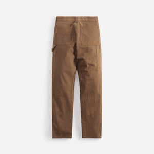 Auralee Washed Heavy Canvas Pant - Brown