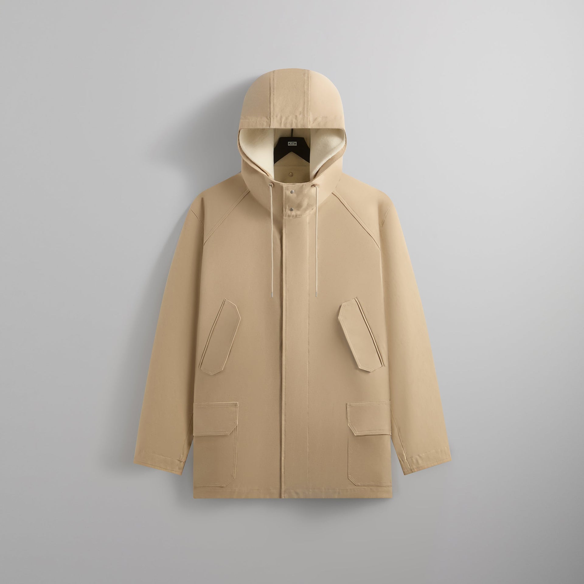 Kith 101 for Auralee Heavy Canvas Liner Coat  - White Pepper PH