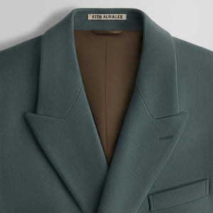 Kith 101 for Auralee Melton Chesterfield Coat - Balsam Green PH