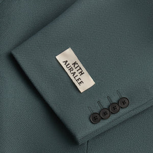 Kith 101 for Auralee Melton Chesterfield Coat - Balsam Green