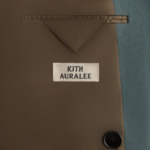 Kith 101 for Auralee Melton Chesterfield Coat - Balsam Green