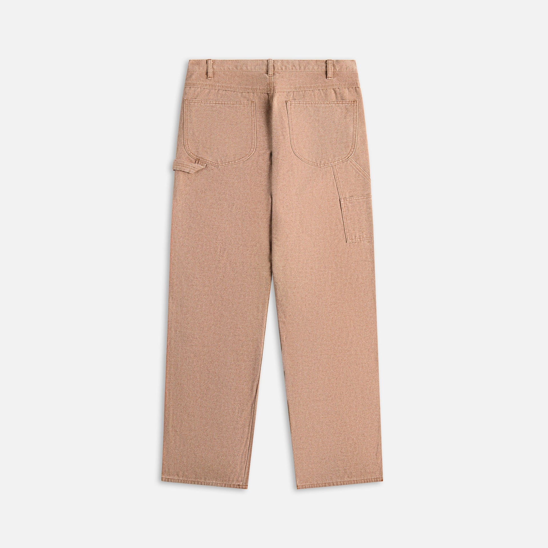 Auralee Washed Organic Canvas Pants - Light Brown