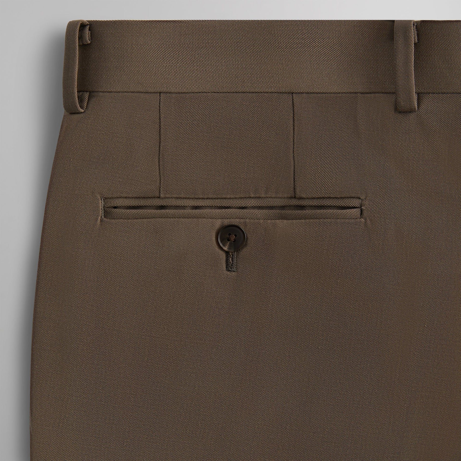 Kith 101 for Auralee Light Wool Max Gabardine Slacks - Major Brown