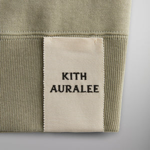 Kith 101 for Auralee Smooth Soft Hoodie - Seagrass PH