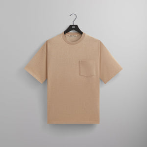 Kith 101 for Auralee Luster Plaiting Tee - Almond Heather