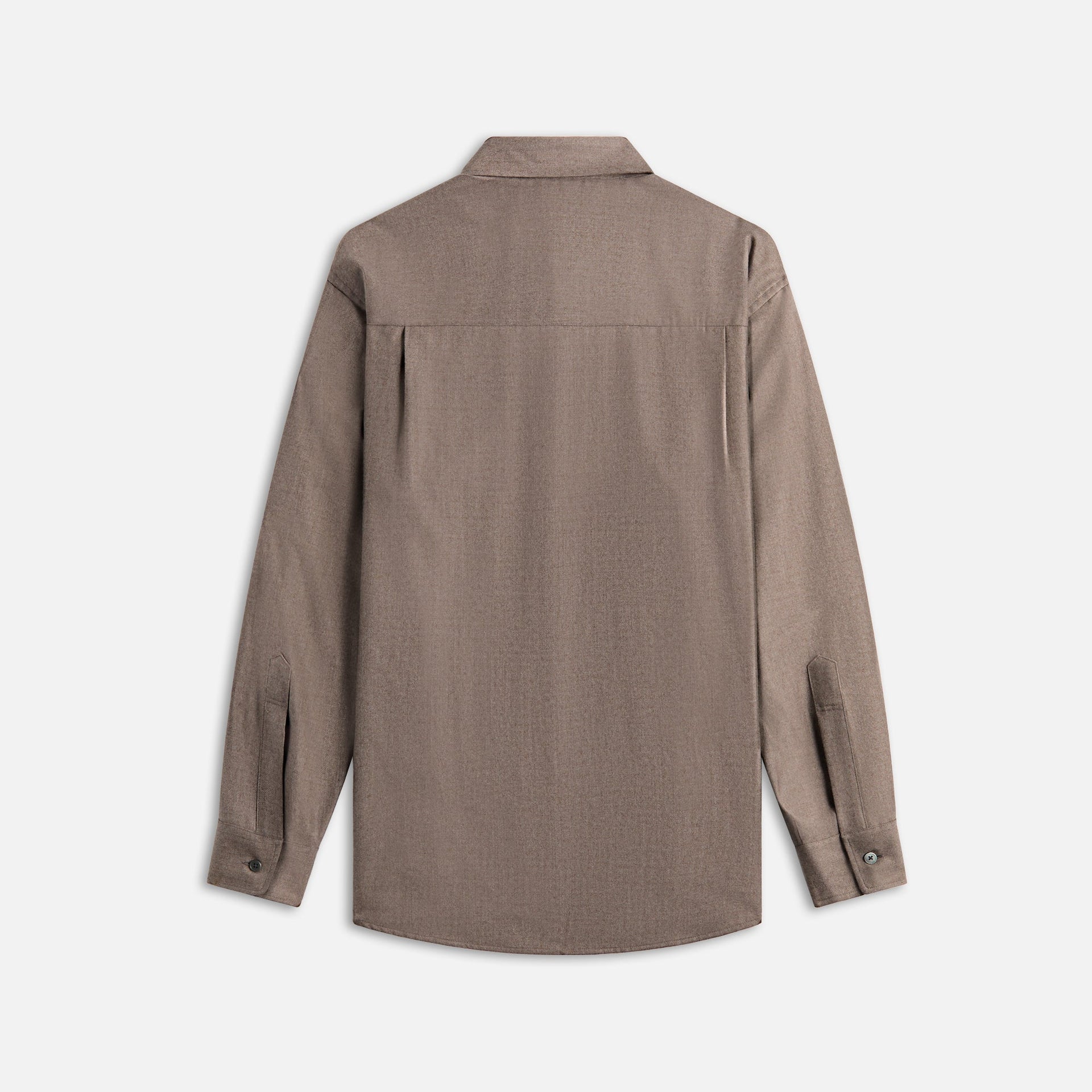 Auralee Super Light Wool Shirt - Top Brown