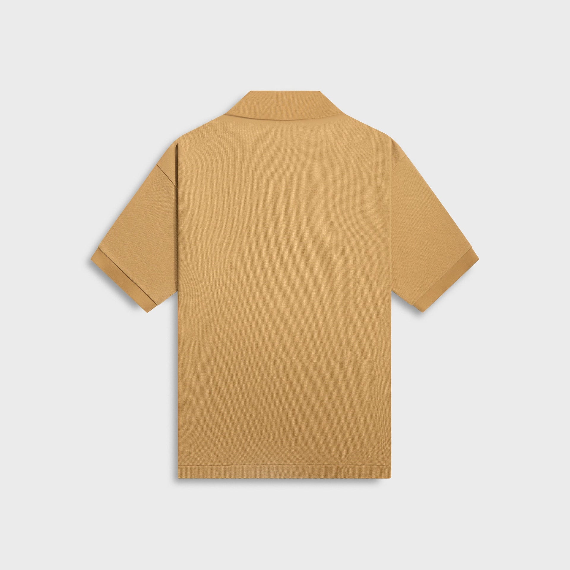 Auralee Pima Cotton Heavy Pique Polo - Khaki Beige