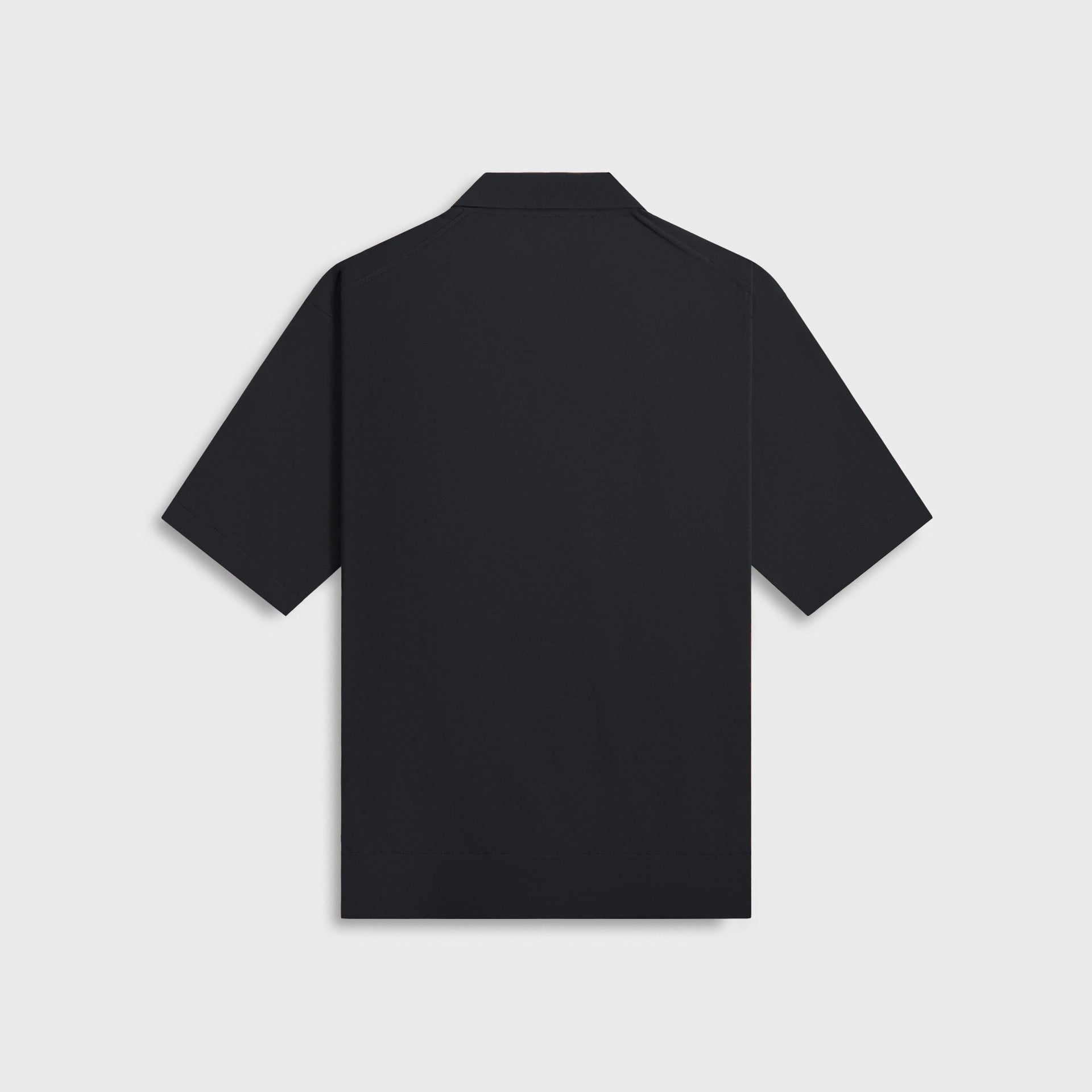 Auralee Super High Gauge Cotton Knit Polo - Dark Navy