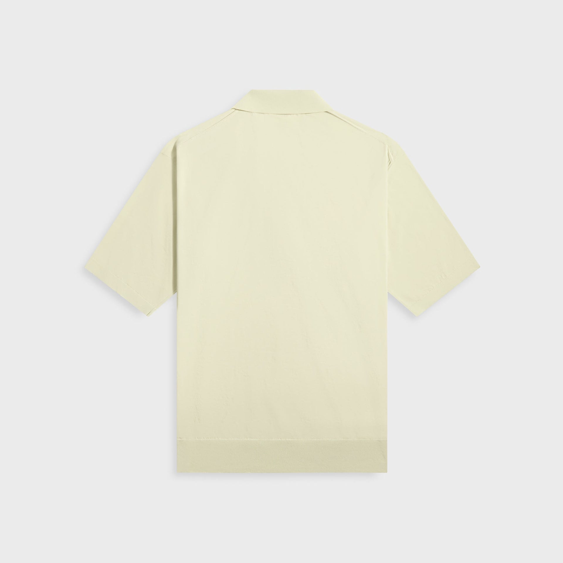 Auralee Super High Gauge Cotton Knit Polo - Light Pistachio