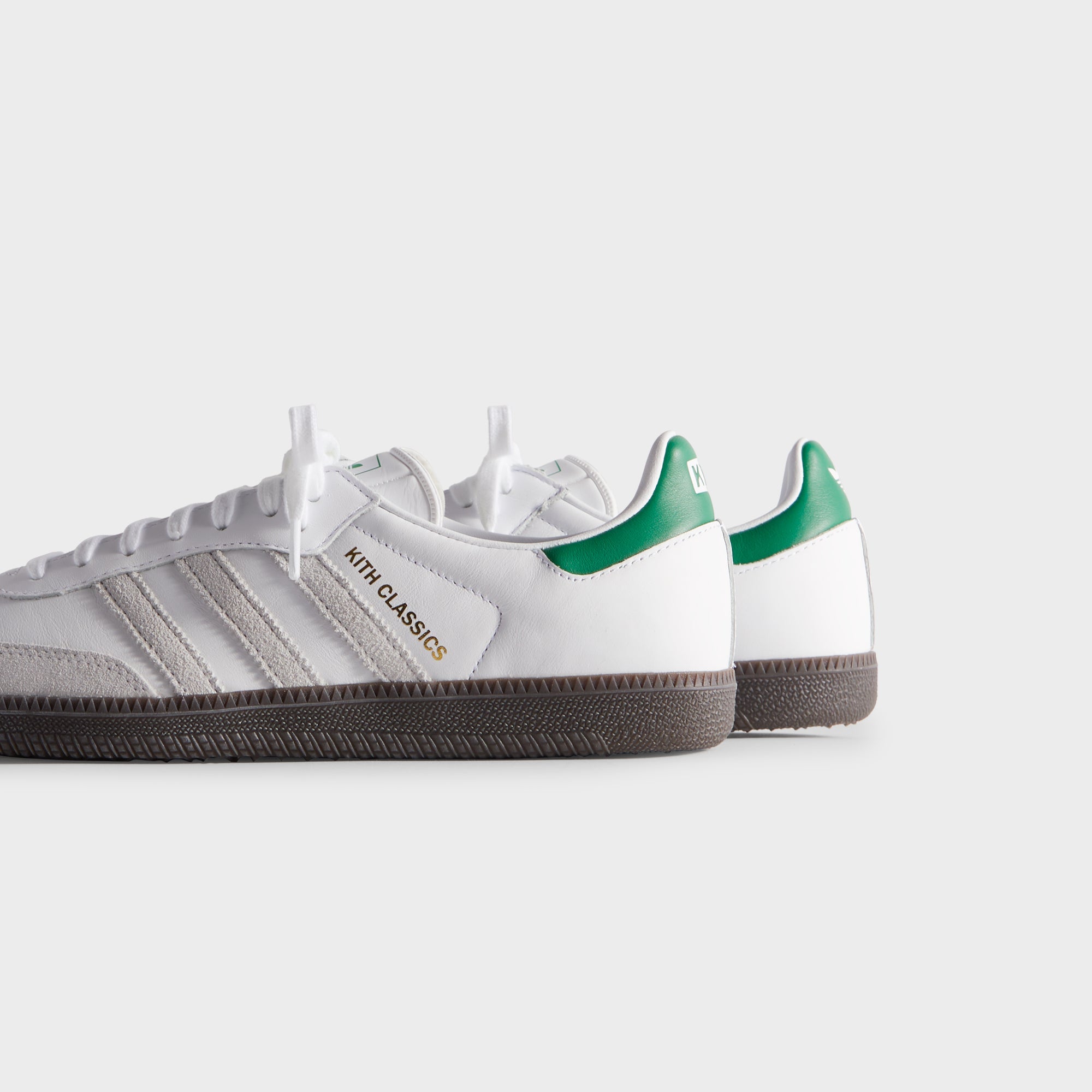 爆売り！ Kith Classics for adidas Originals Samba OG - White / Green シューズ