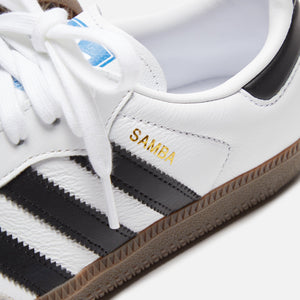 adidas Grade School Samba OG - Footwear White / Core Black / Gum