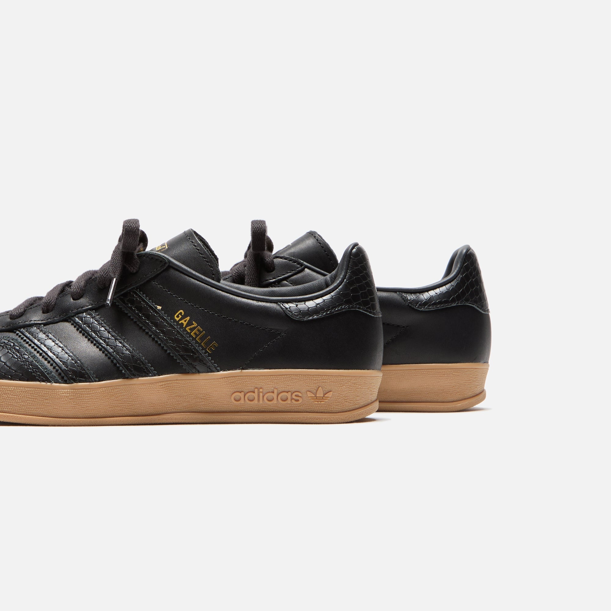 adidas Gazelle Indoor - Core Black / Core Black / Gum4 – Kith Canada