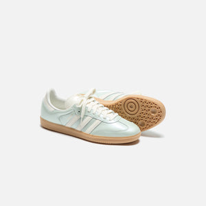 adidas WMNS Samba OG - Linen Green Metallic / Off White / Cyber Metallic