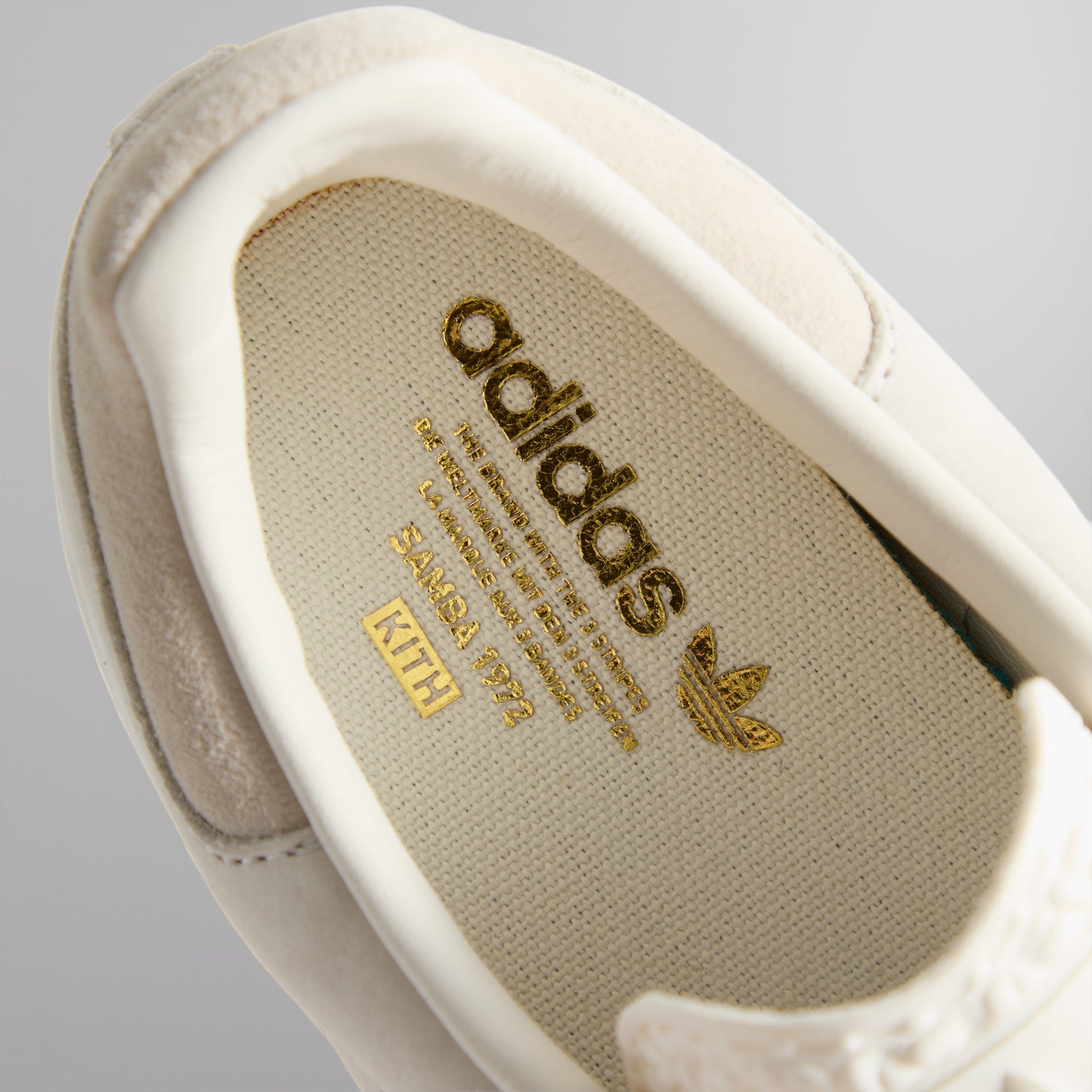 Kith Classics for adidas Originals Samba - Cloud White / Off White / Orbit Grey