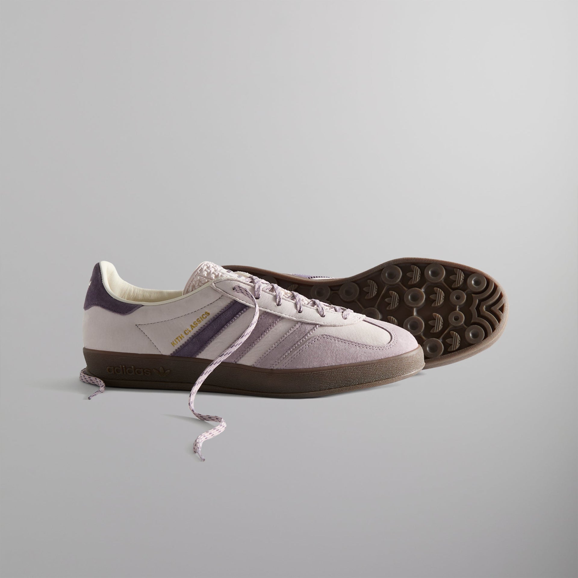 Kith Classics for adidas Originals Gazelle Indoor - Ash Purple / Ice Purple / Gum