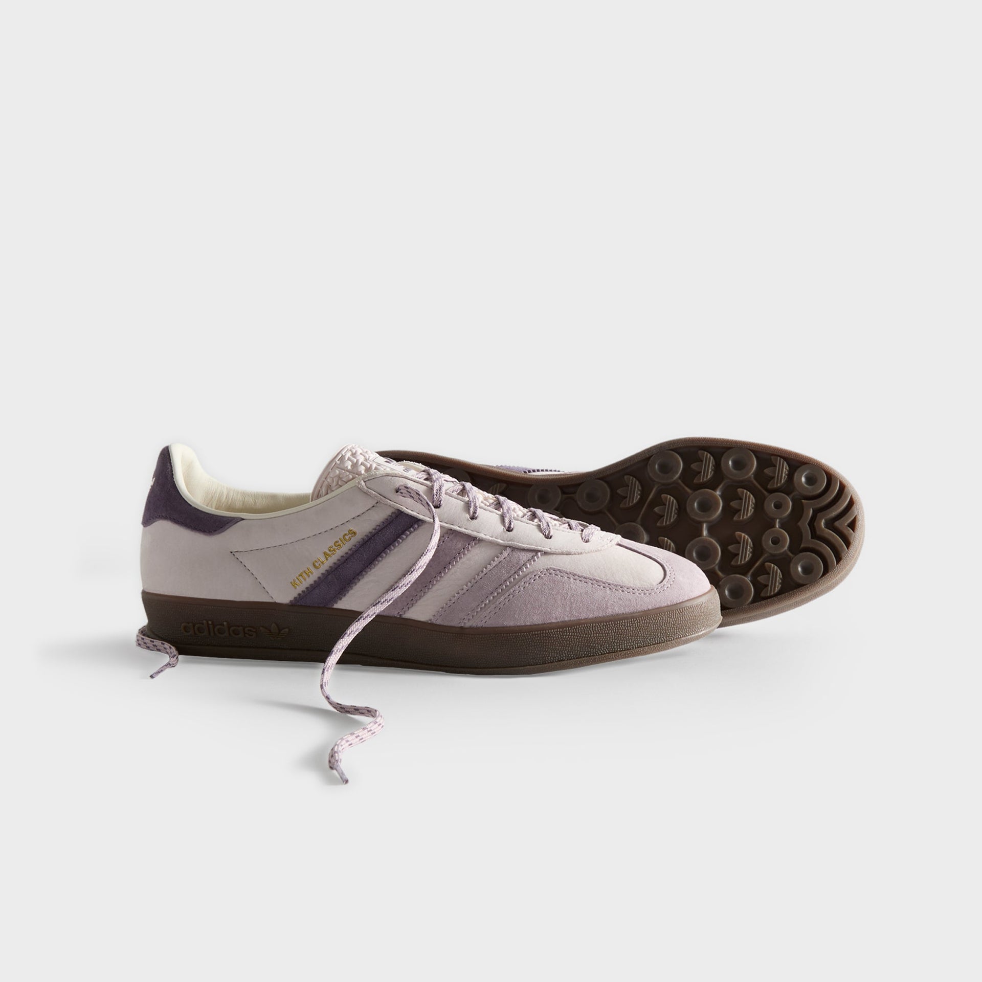 Kith Classics for adidas Originals Gazelle Indoor - Ash Purple / Ice Purple / Gum