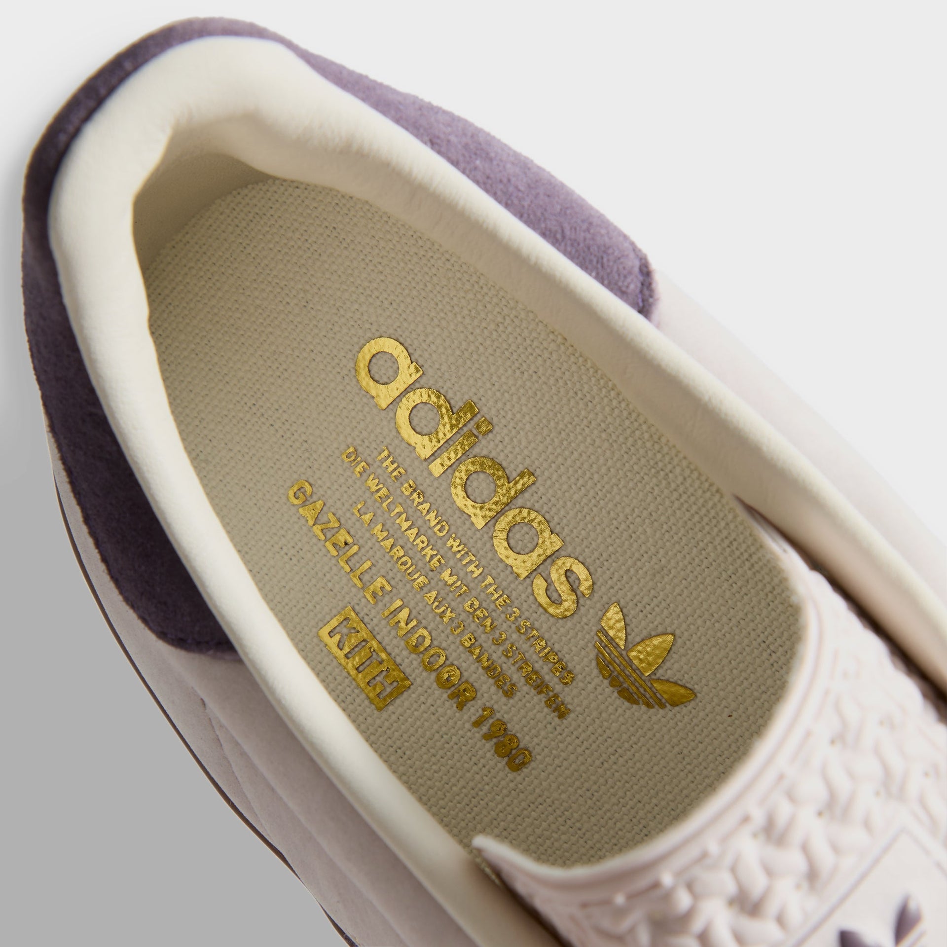 Kith Classics for adidas Originals Gazelle Indoor - Ash Purple / Ice Purple / Gum