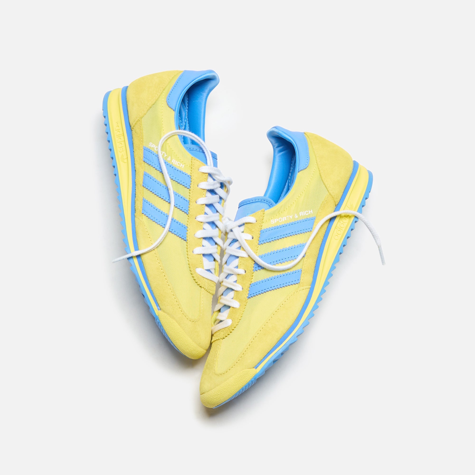 adidas x Sporty & Rich SL 72 - Light Yellow / Real Blue