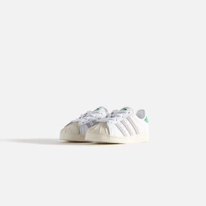 Kith Kids Classics for adidas Originals TD Superstar - White / Fairway Green