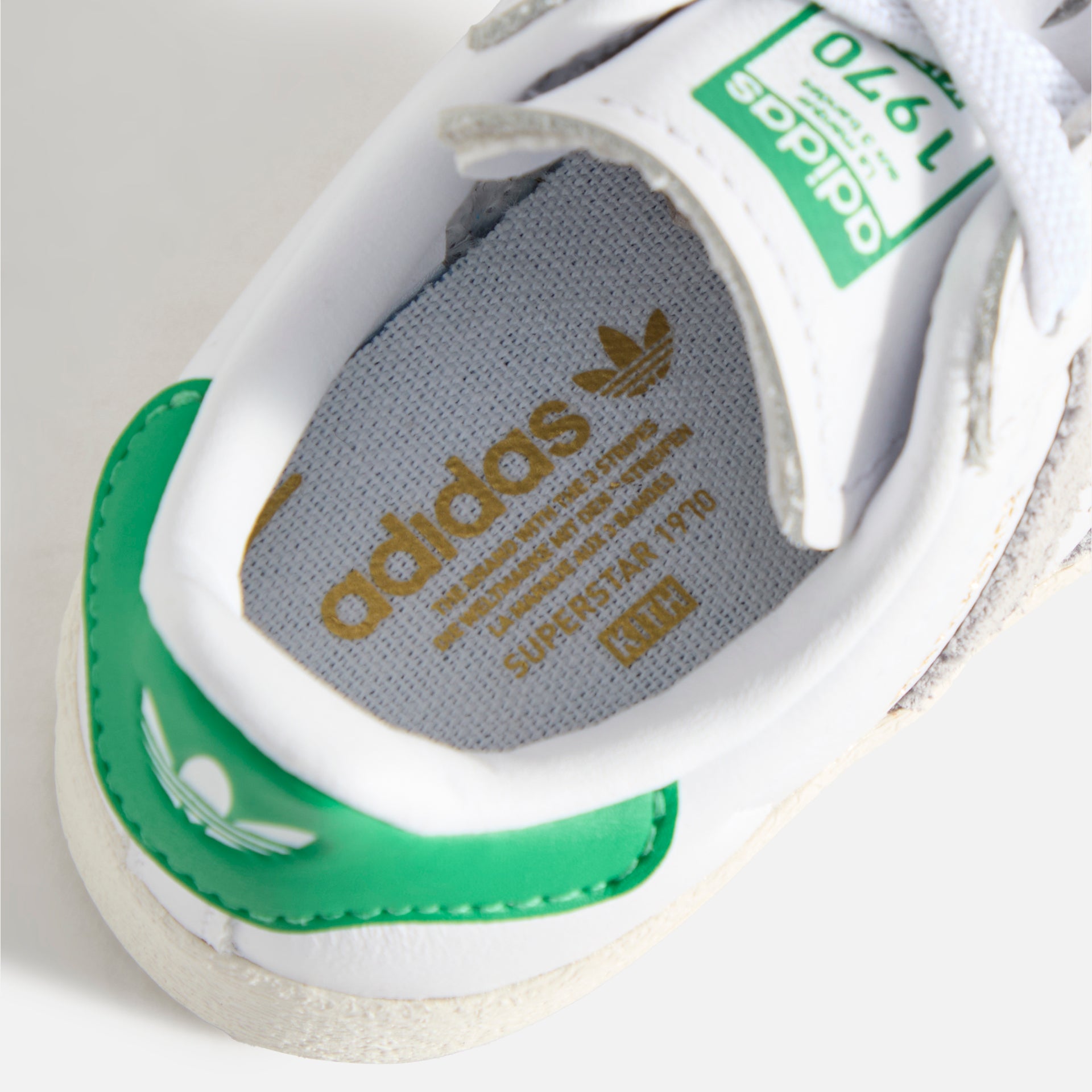 Kith Kids Classics for adidas Originals TD Superstar - White / Fairway Green