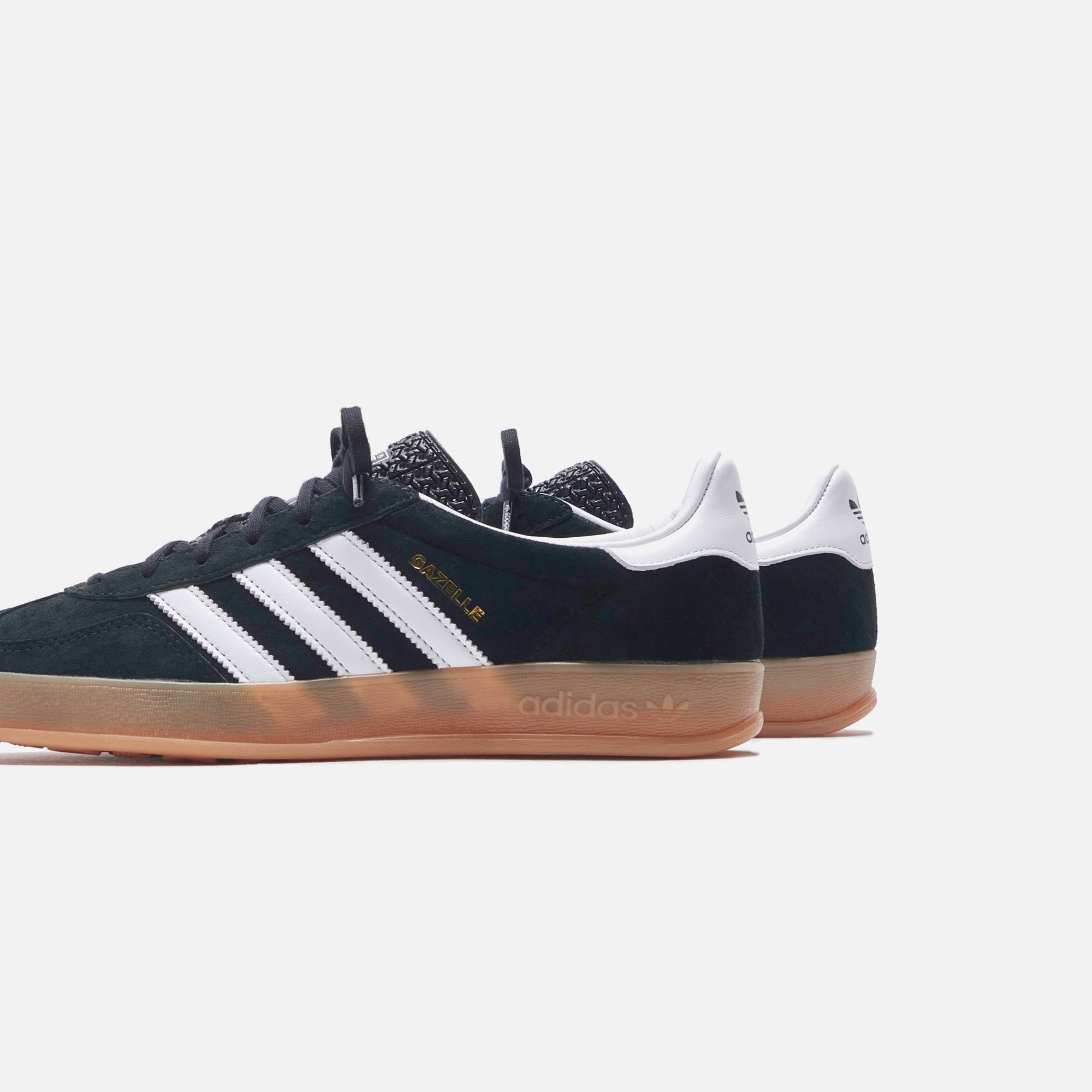 adidas Gazelle Indoor - Core Black / White / Gum2 – Kith Canada