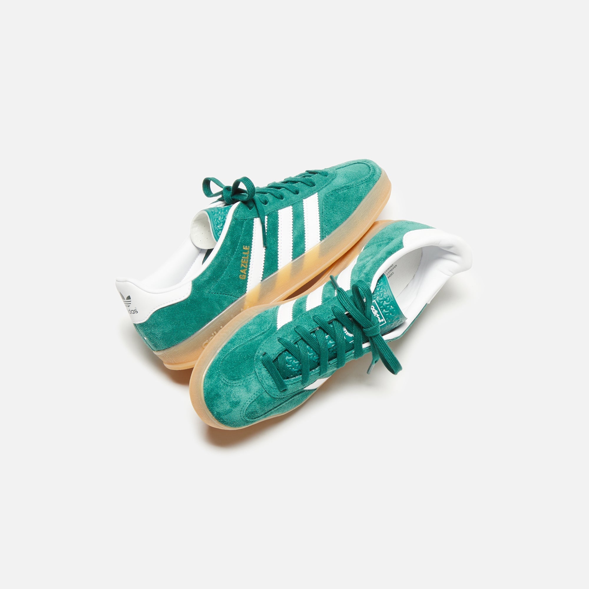 adidas Gazelle Indoor - Collegiate Green / White / Gum – Kith Canada