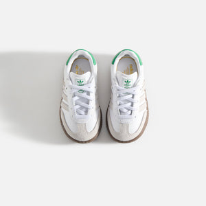 Kith Kids Classics for adidas Originals TD Samba - White / Fairway Green