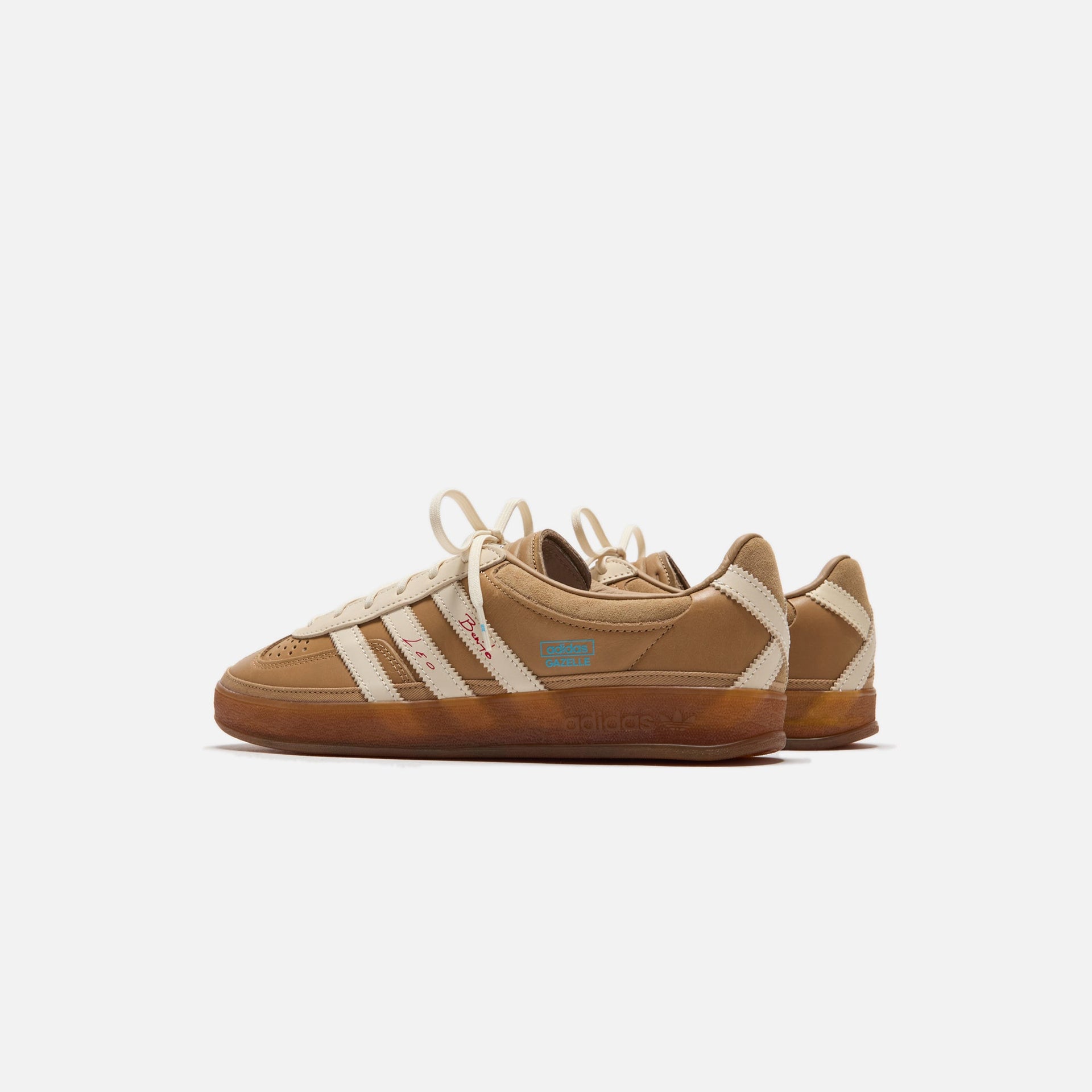 adidas x Lionel Messi x Bad Bunny Gazelle Indoor - Cardboard / Cream White / Wild Brown