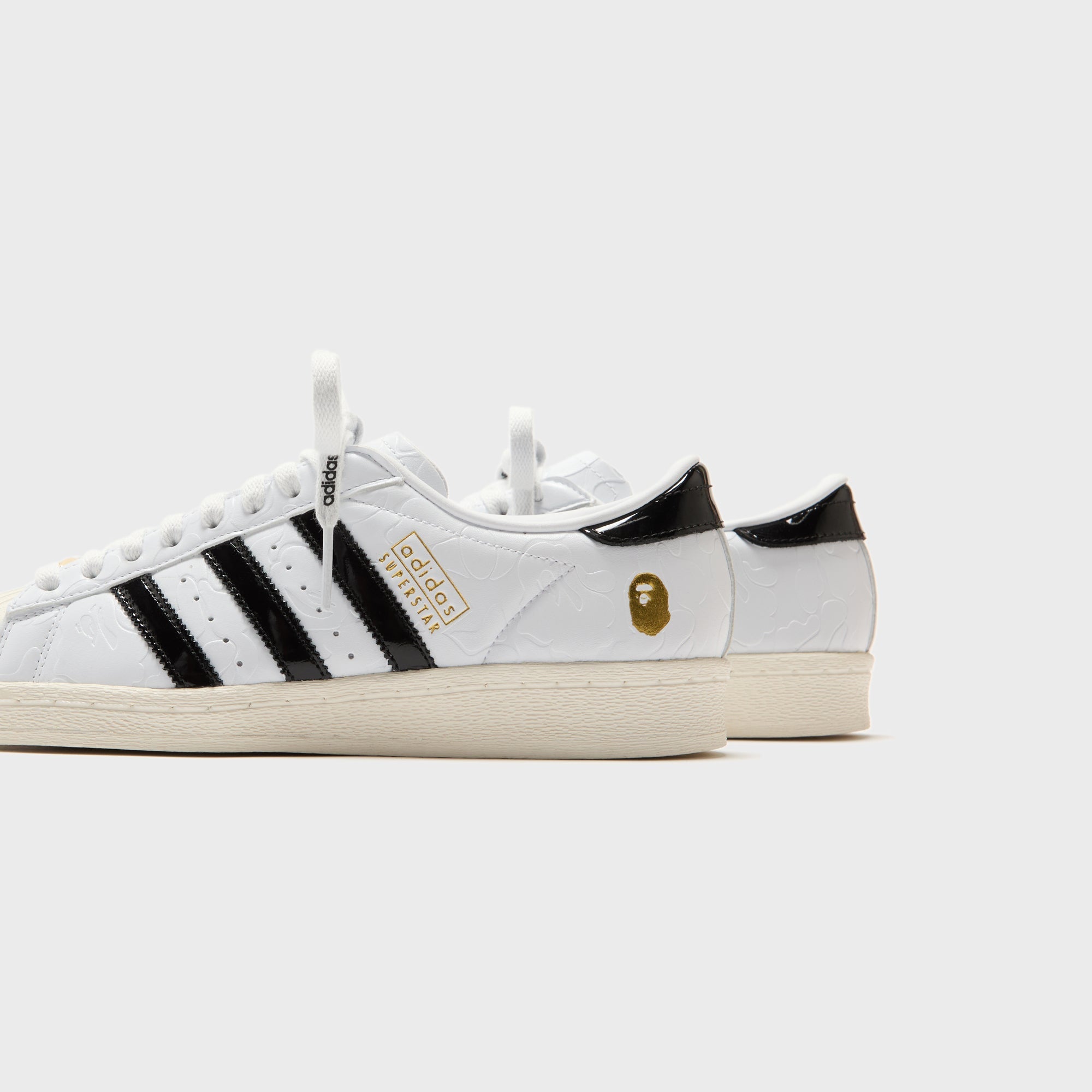 adidas x Bape Superstar - White / Core Black / Gold Metallic