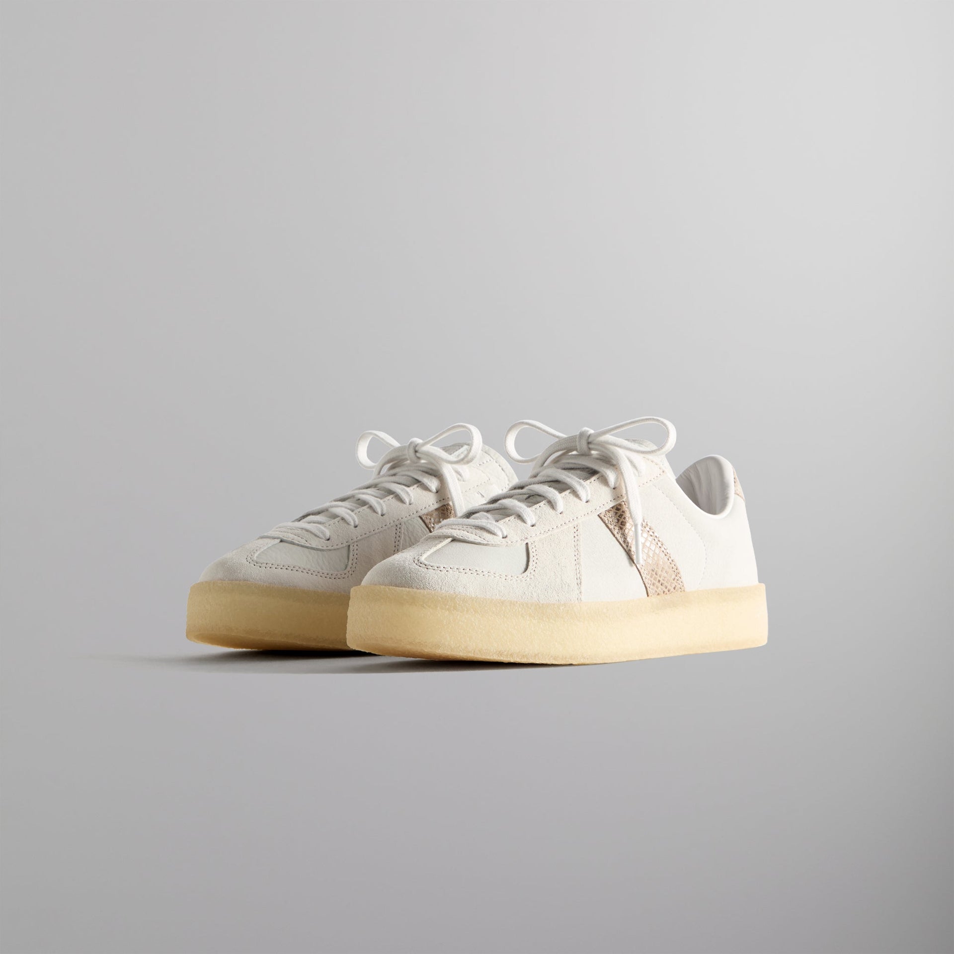 The 8th St BW Army by Ronnie Fieg for adidas Originals & Clarks Originals - Crystal White / Brown