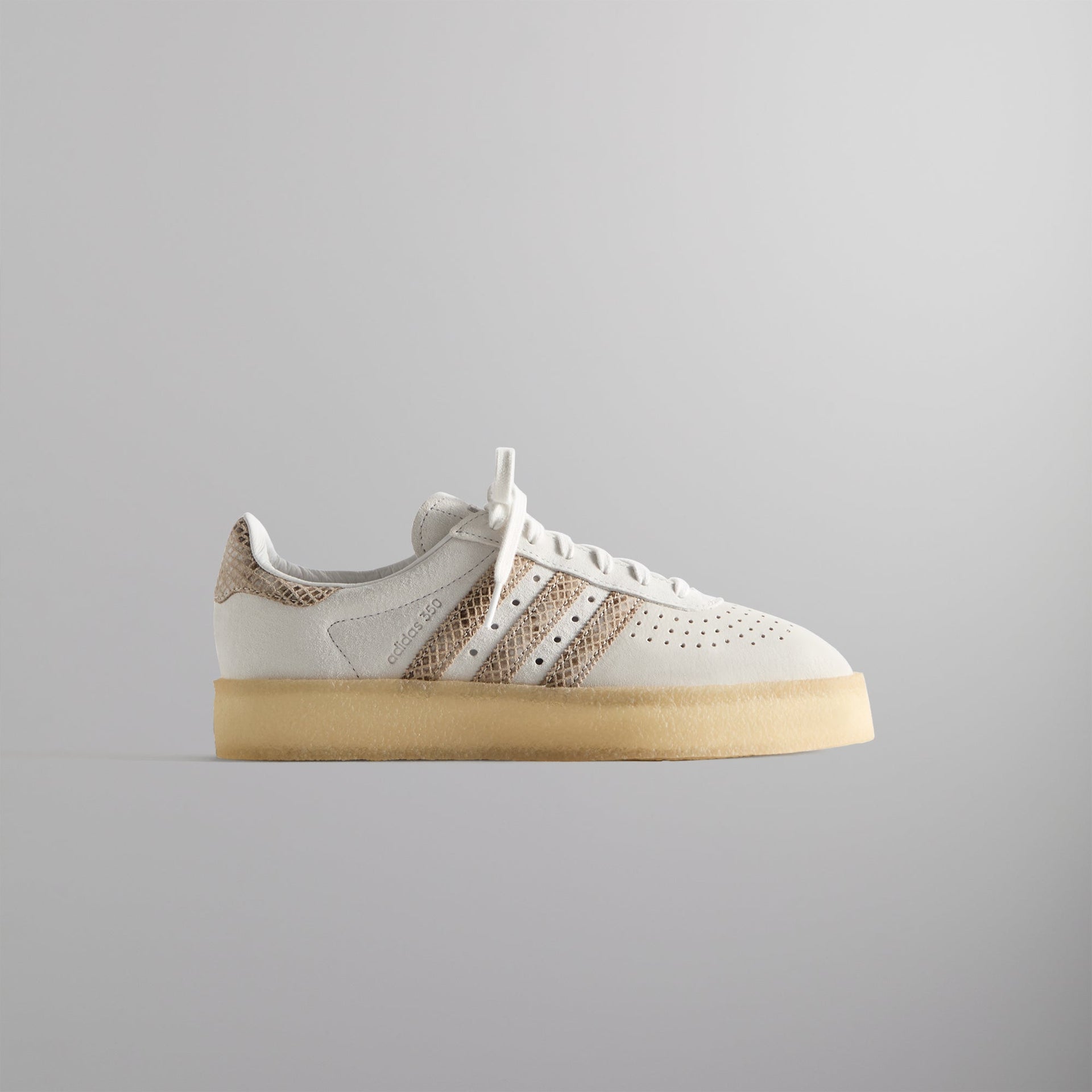 The 8th St AS350 by Ronnie Fieg for adidas Originals & Clarks Originals - Crystal White / Brown