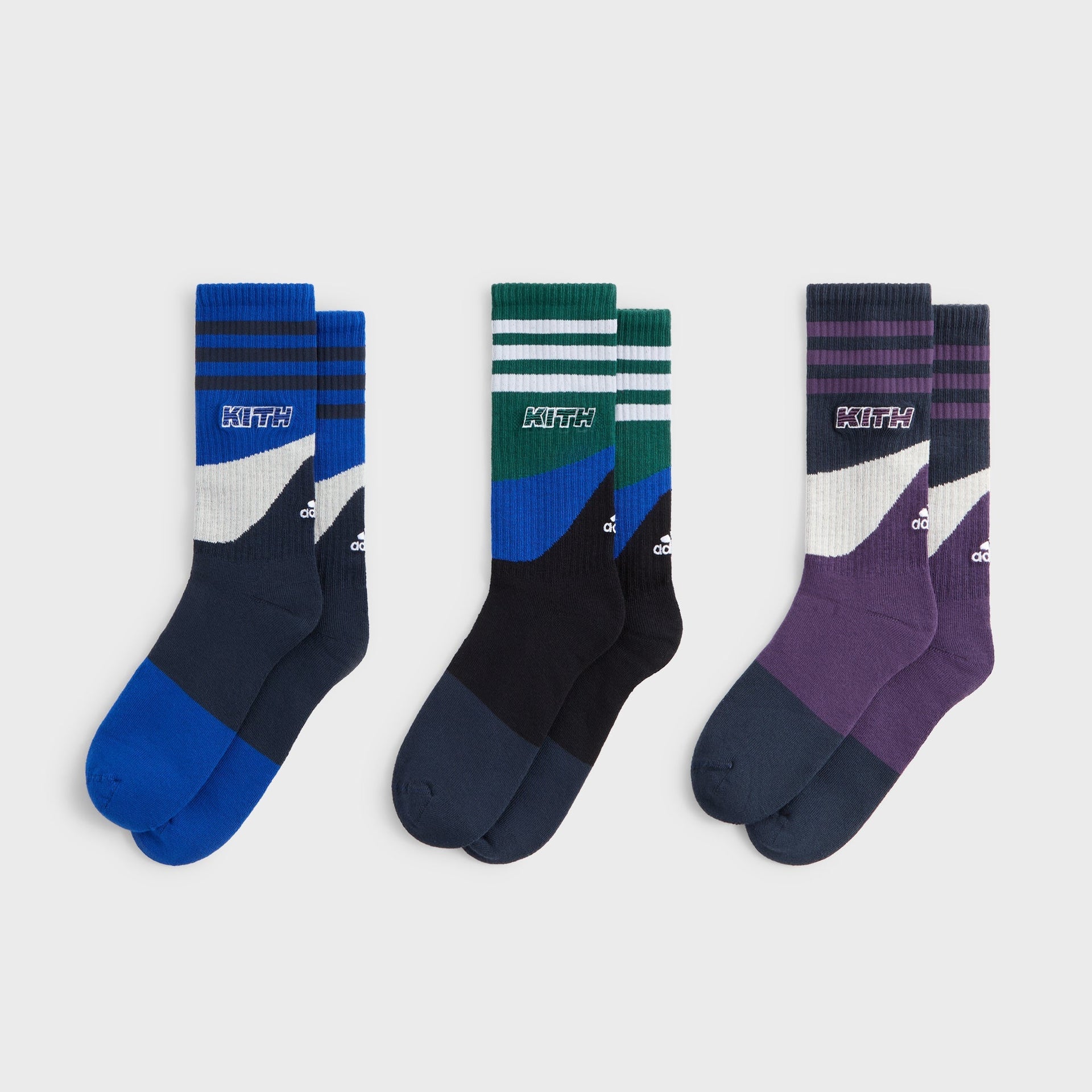 Kith for adidas Football 3-Pack Logo Socks - Multi - PH