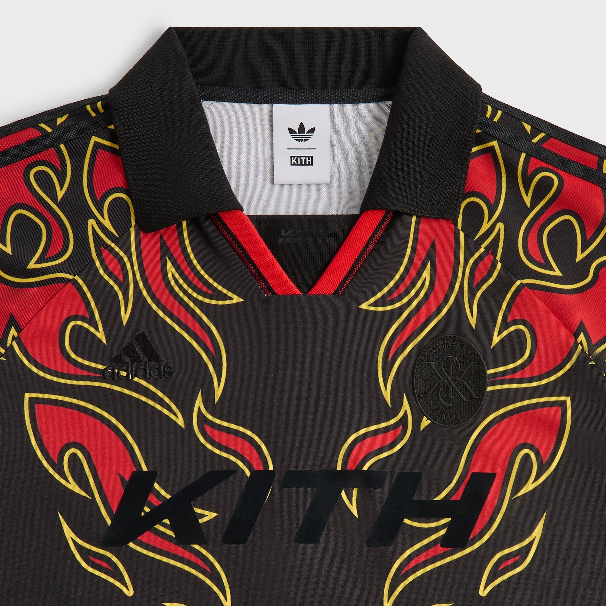 Kith for adidas Football Flame Soccer Jersey - Black – Kith