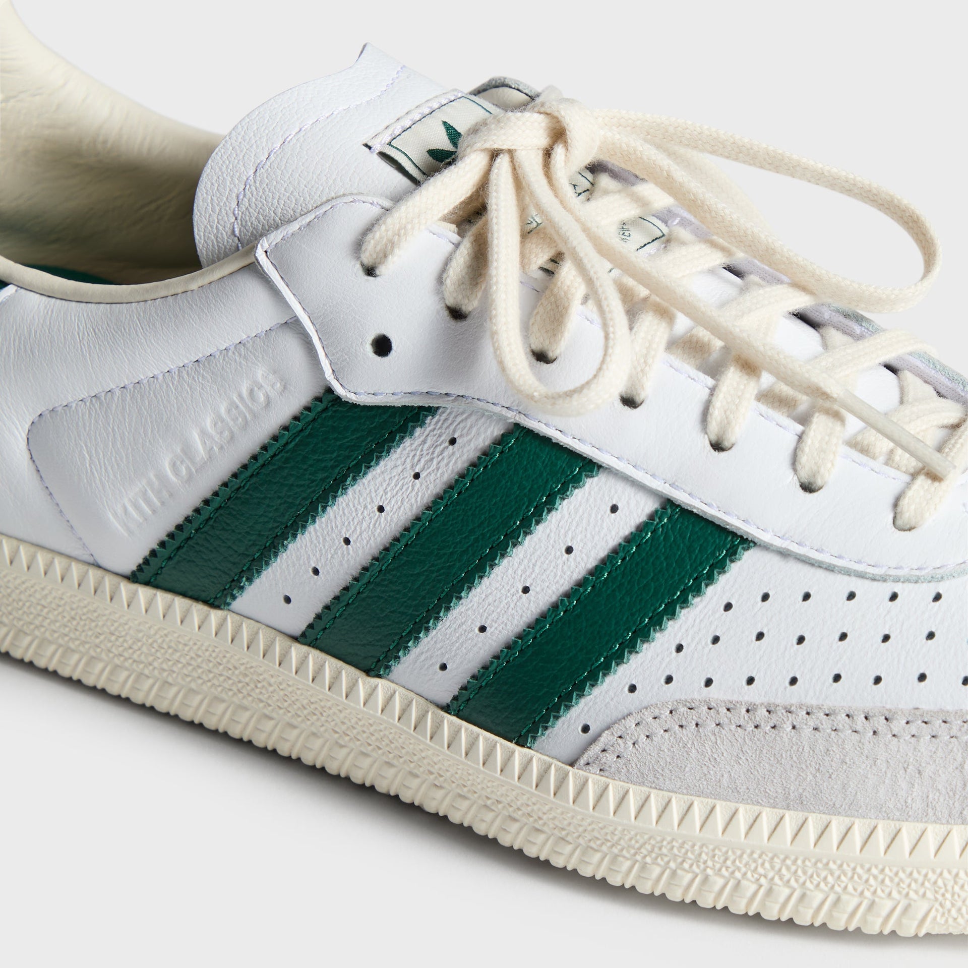 Kith Classics for adidas Originals Samba - White / Collegiate Green / Off White