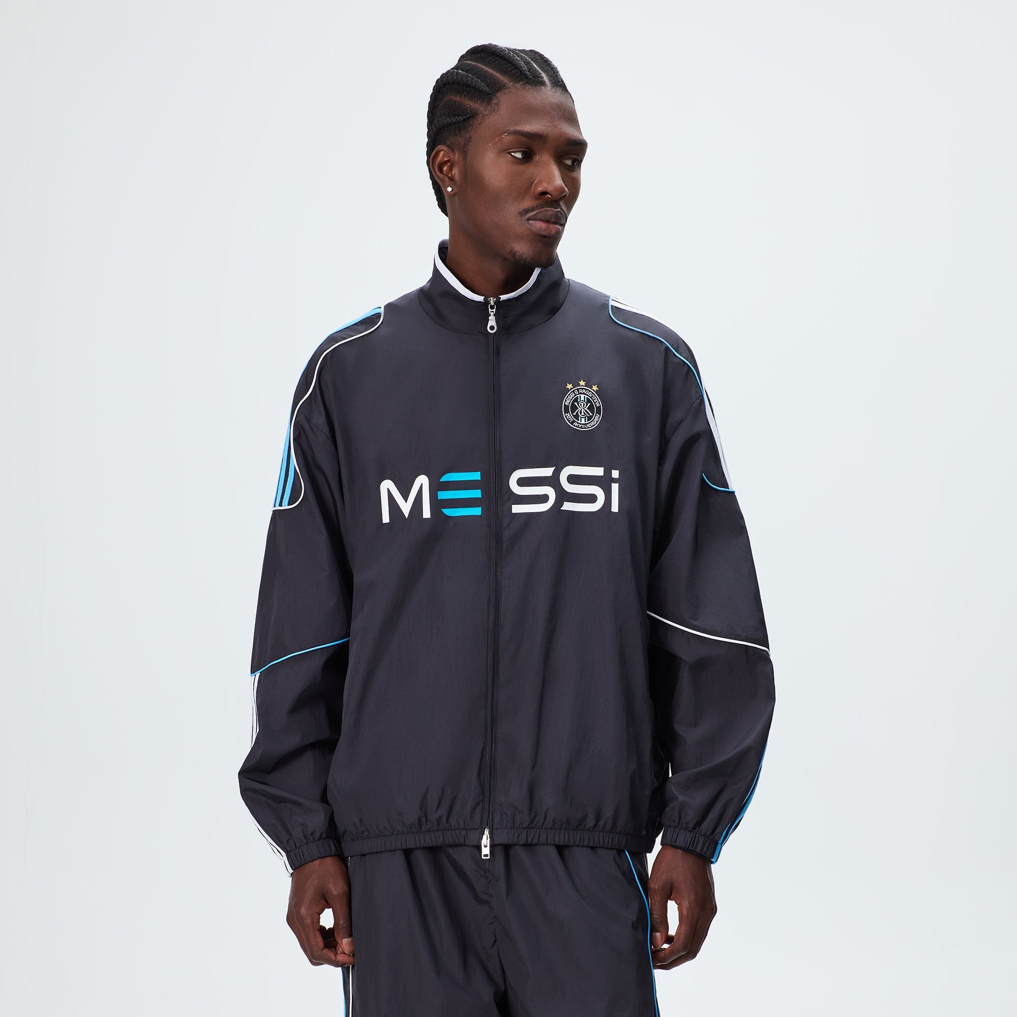 Kith & Messi for adidas Football Nylon Track Jacket - Black – Kith