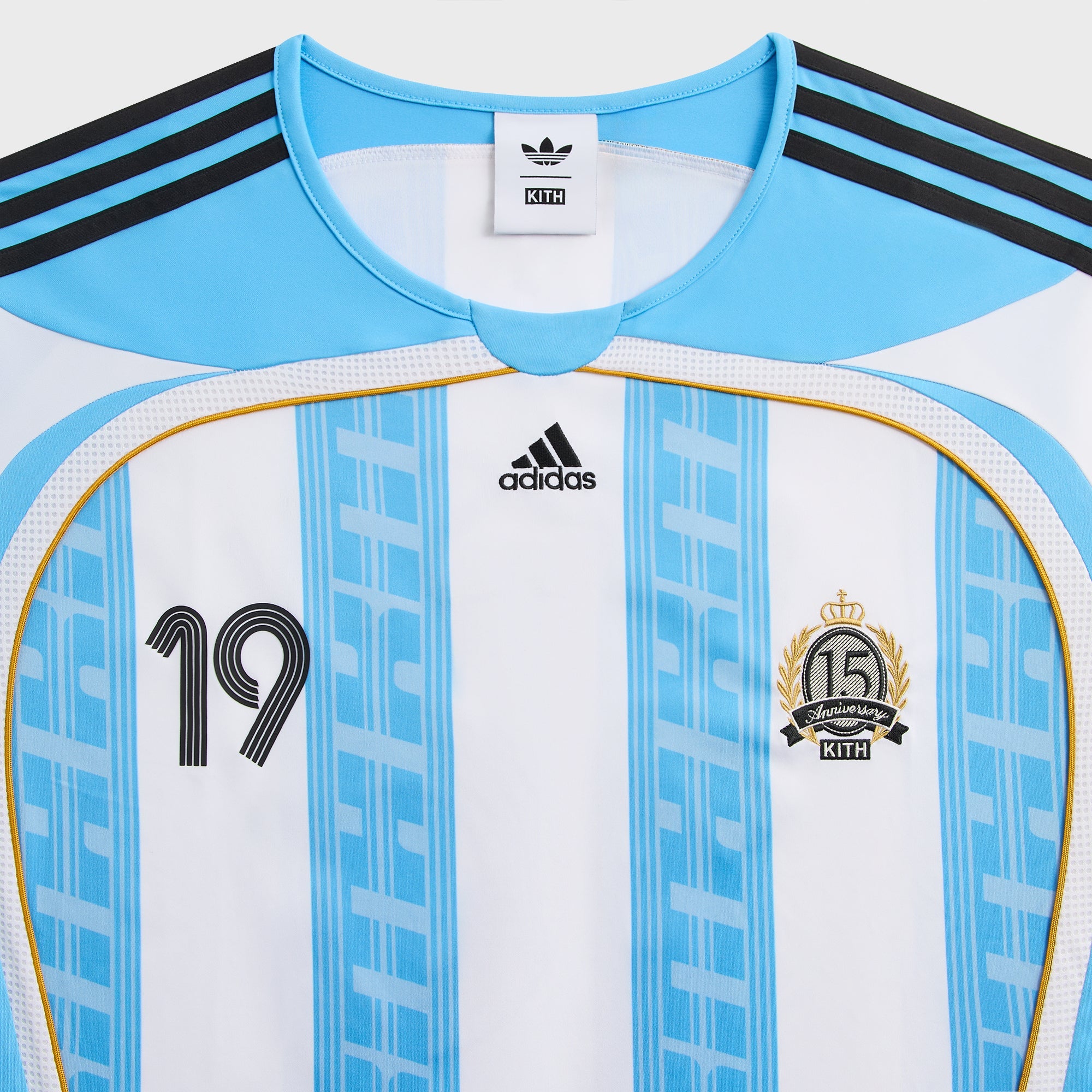 Kith & Messi for adidas Football Jersey - Blue / White – Kith Canada