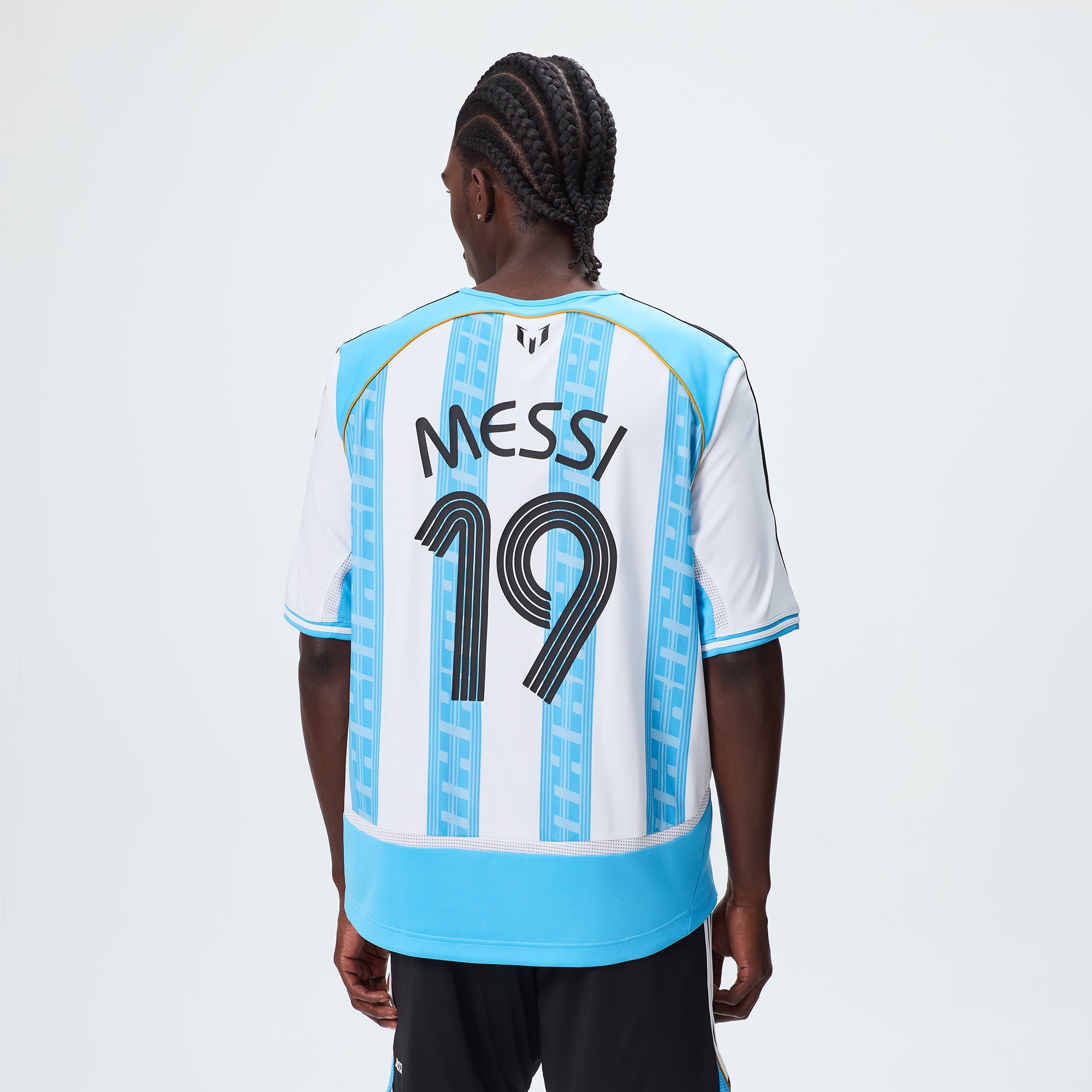 Kith & Messi for adidas Football Jersey - Blue / White – Kith Canada