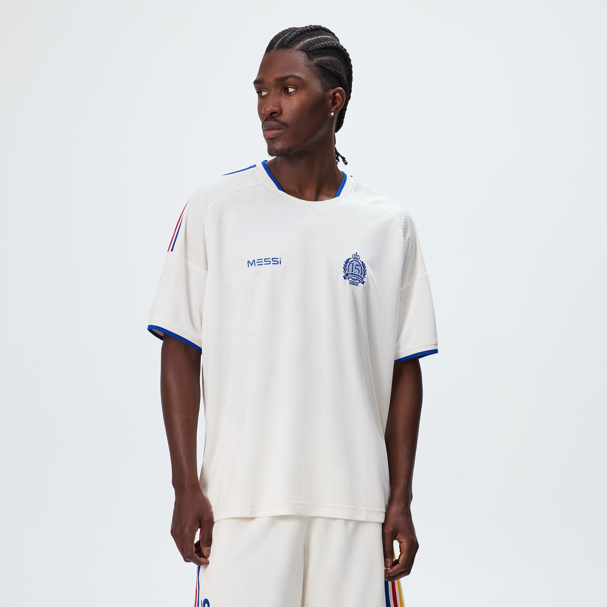 Kith & Messi for adidas Football Jersey - Chalk White – Kith Canada