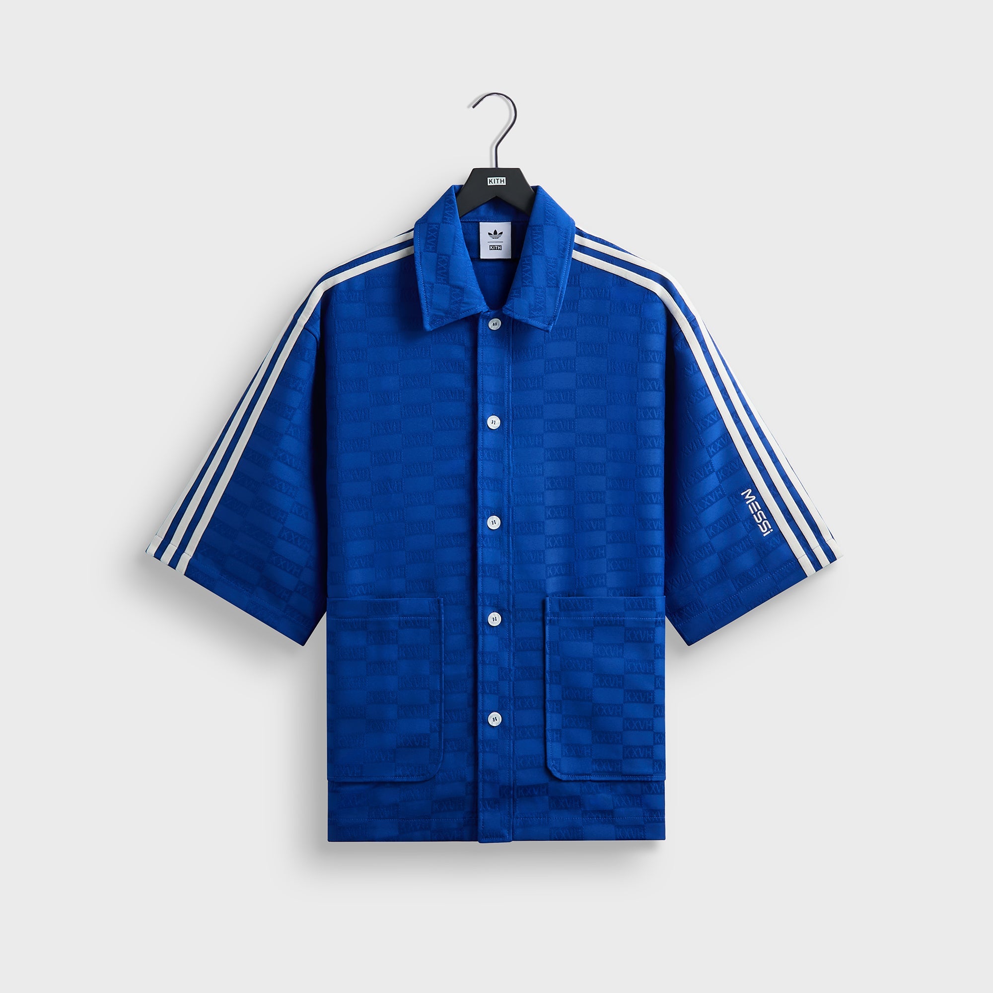 Kith & Messi for adidas Football Monogram Shirt - Blue – Kith Canada