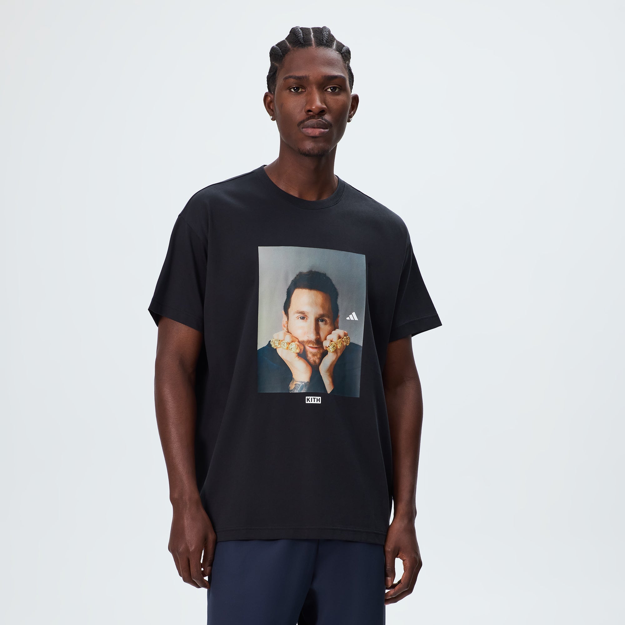 Kith & Messi for adidas Football Graphic Tee - Black – Kith Canada