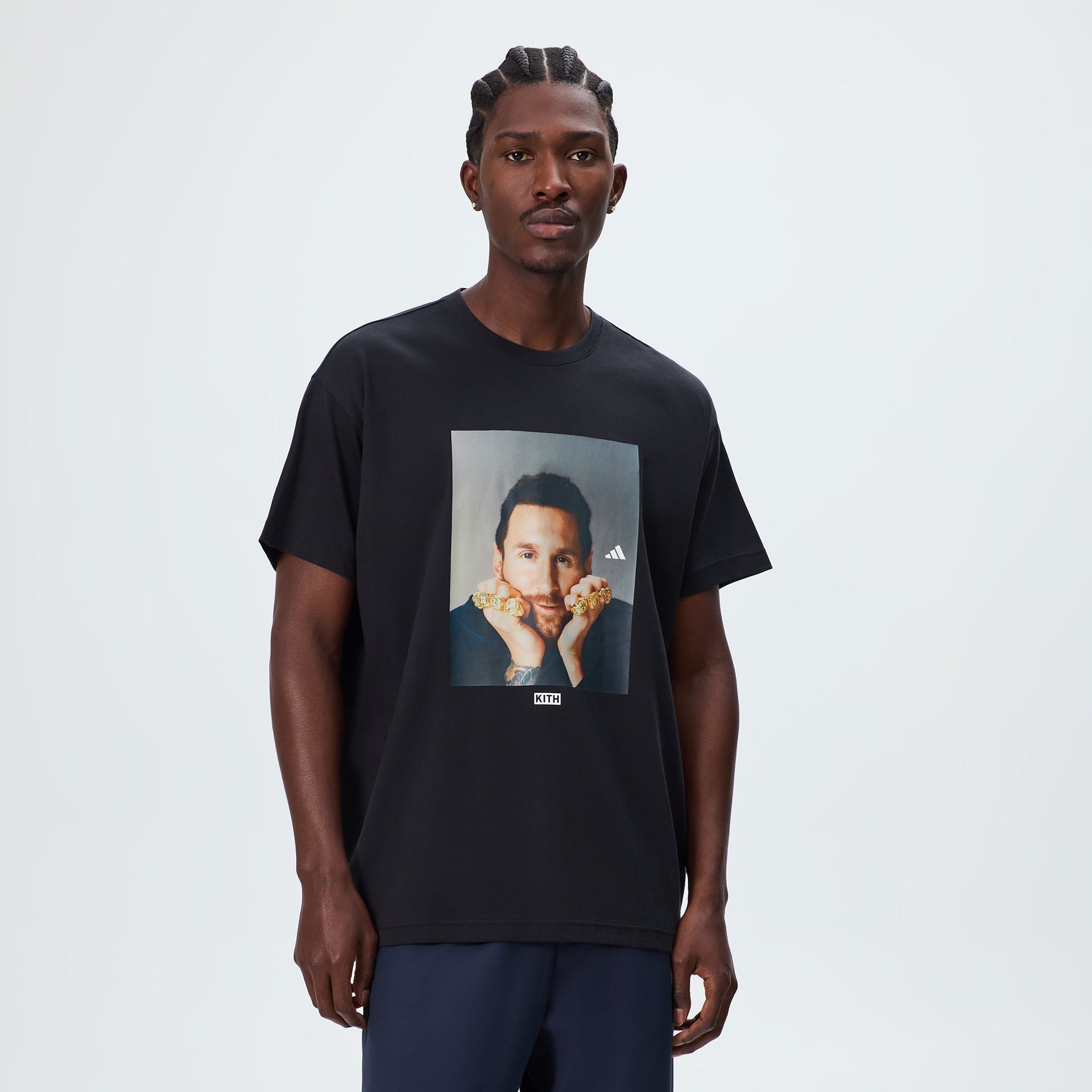 Kith & Messi for adidas Football Graphic Tee - Black