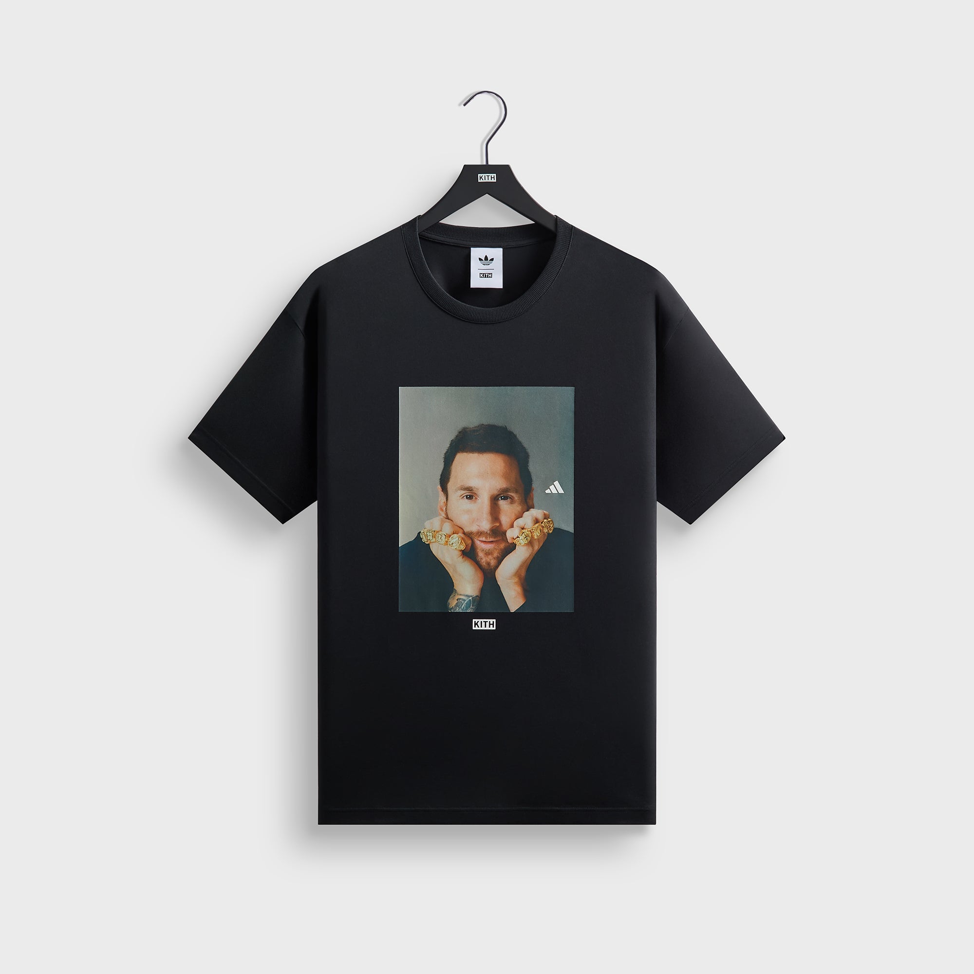 AFJBxCPG Official FOOTBALL TEE ブラック Kith & Messi for adidas Football Graphic Tee - Black – Kith Canada