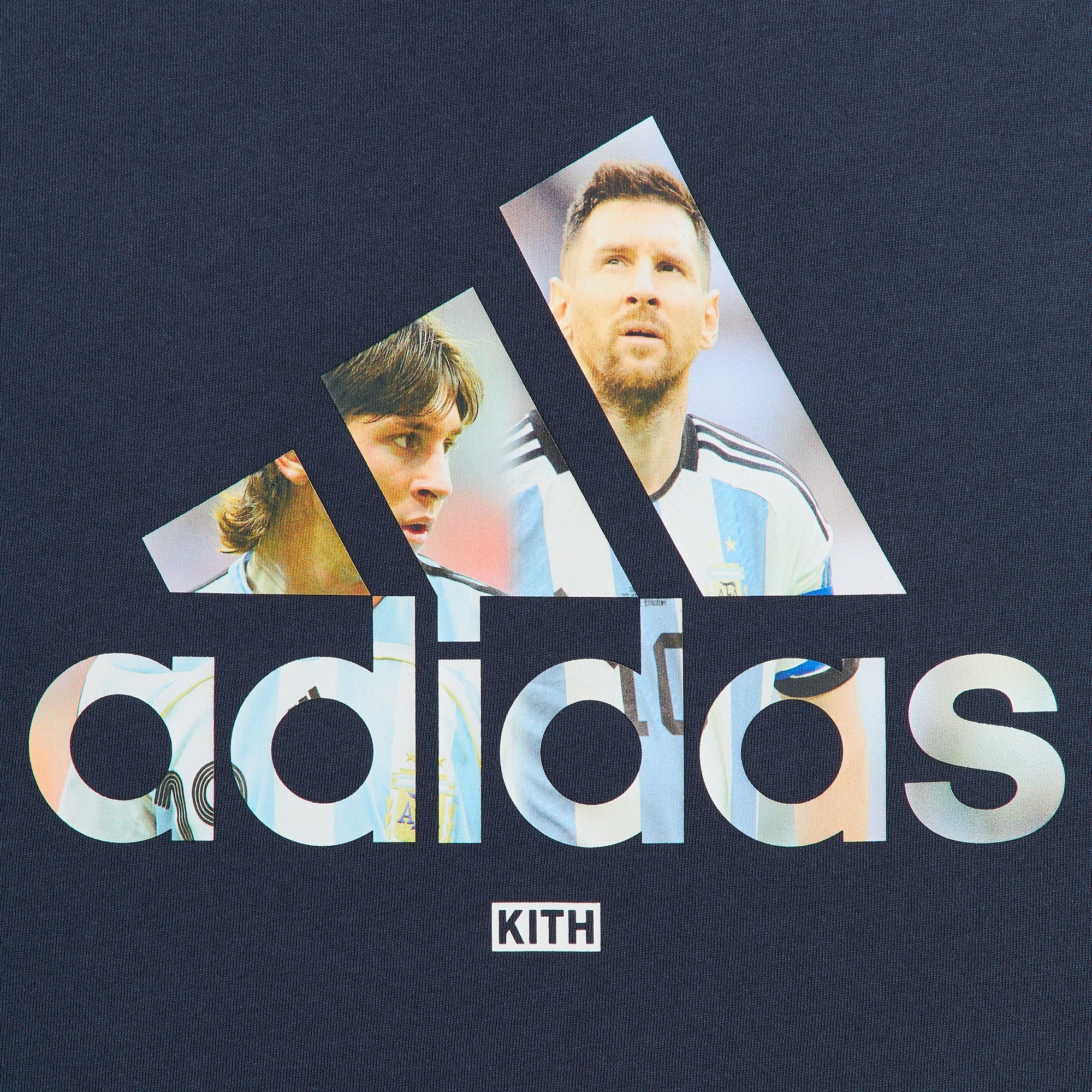 Kith & Messi for adidas Football Graphic Tee - Night Navy – Kith