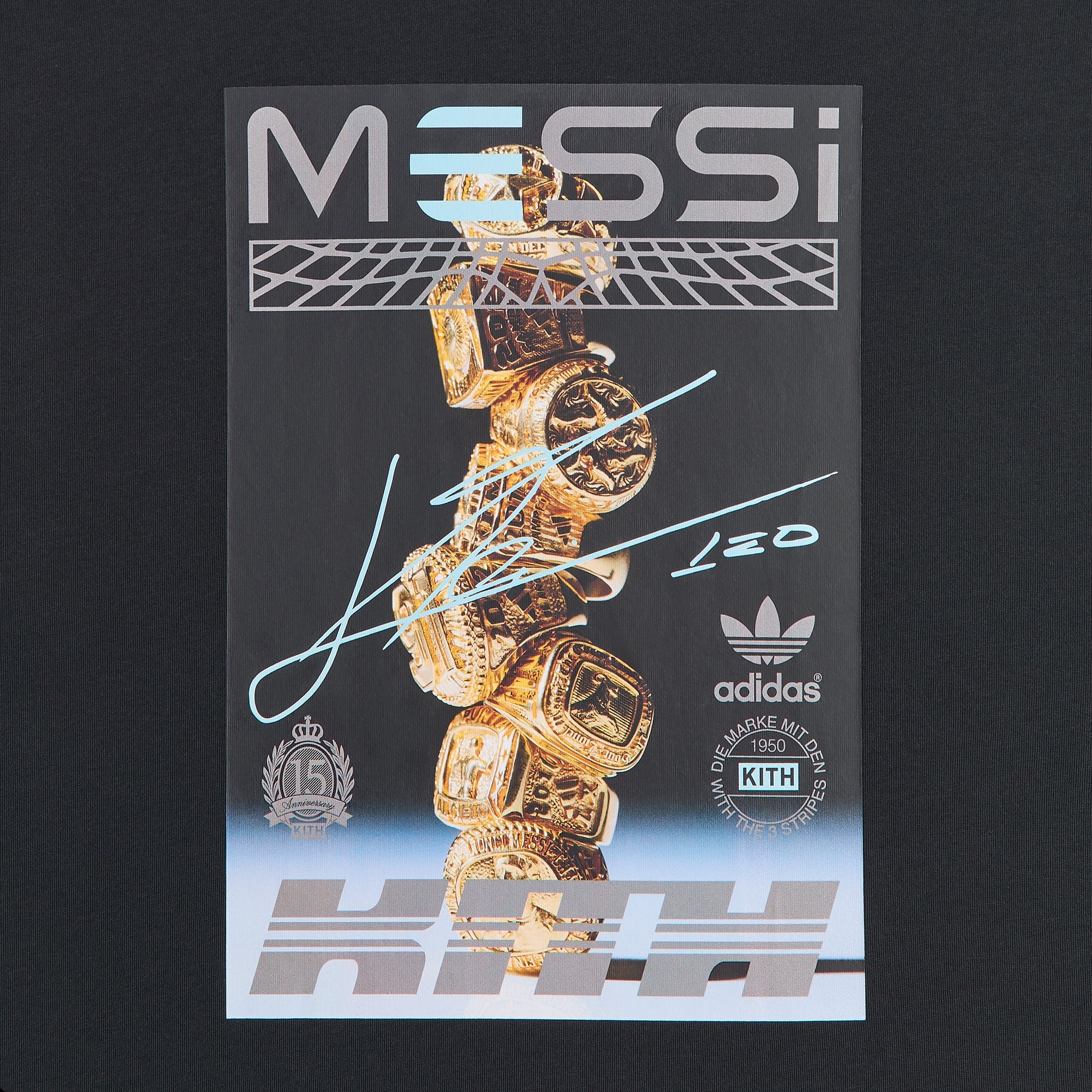 Kith & Messi for adidas Football Graphic Tee - Black – Kith Canada